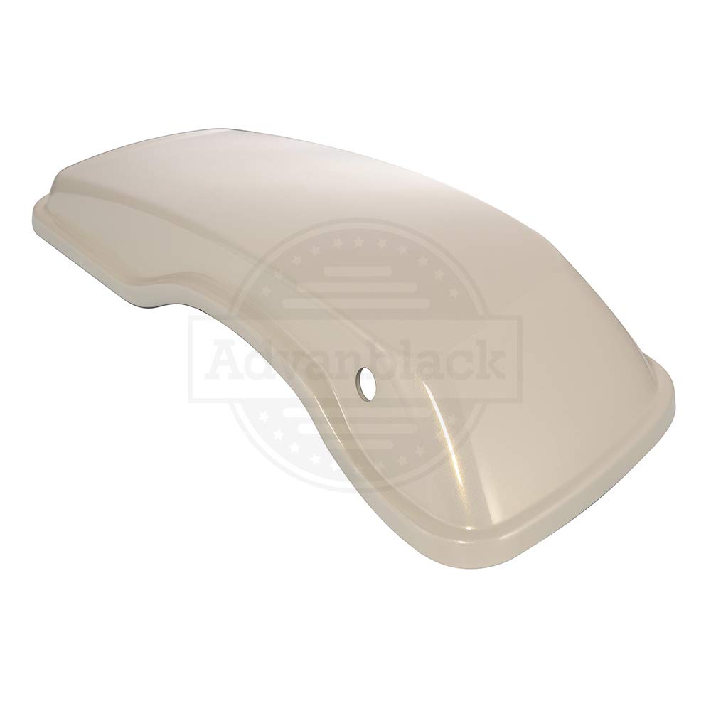 Harley Davidson Touring Street Glide Hard Saddlebag Lids - Gold Morocco Pearl Finish - Compatible with 2014-2022 Models - Durable Replacement Covers for Motorcycle Storage & Protection