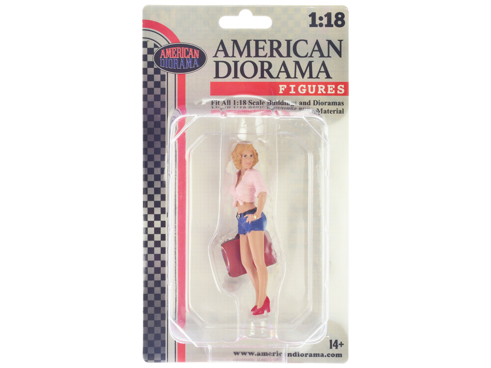 1/18 Scale Model Figure 706 - Figure18 Series 1 by American Diorama | Highly Detailed Collectible for Diorama Displays, Model Car Scenes & Miniature Photography