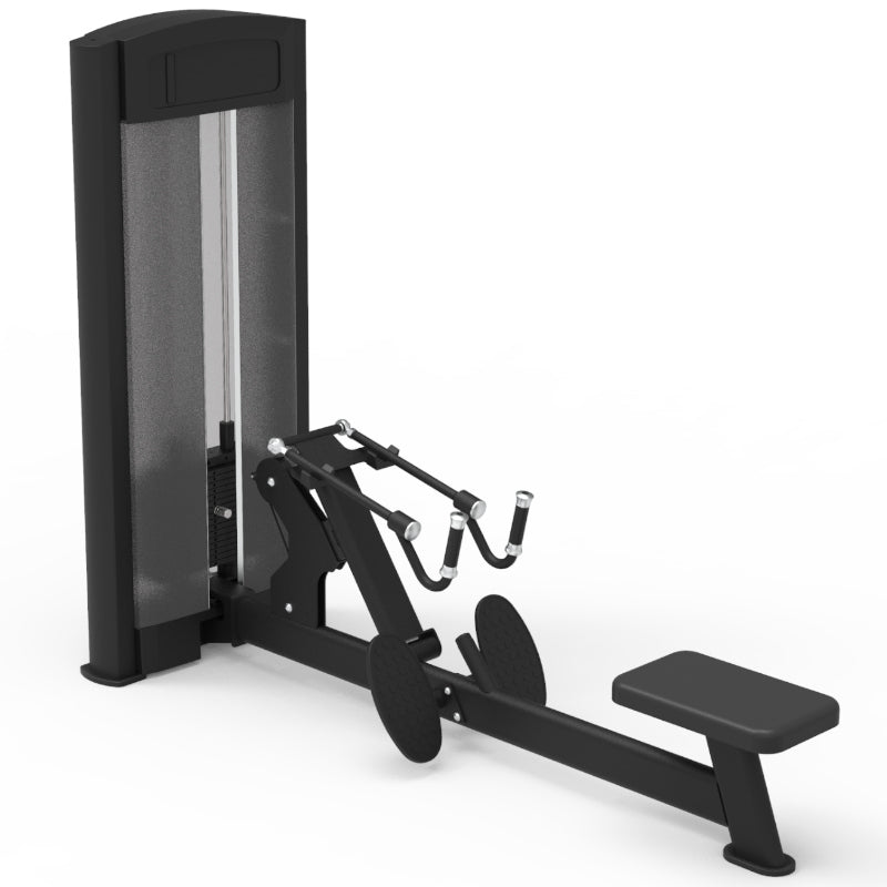 Pegasus 2S Pin Loaded Low Row Machine - Gym Strength Training Equipment for Back Muscles - Perfect for Home & Commercial Fitness Centers