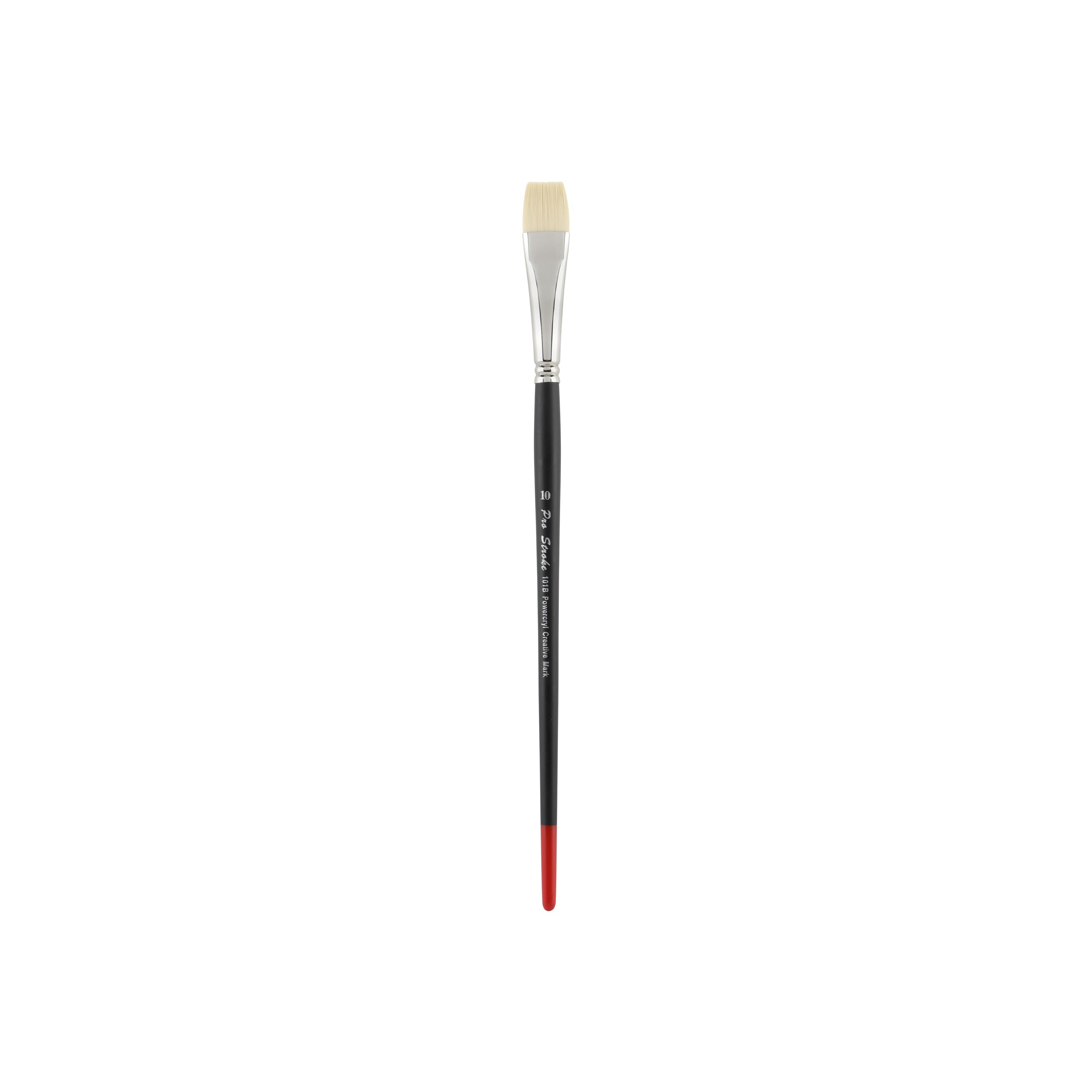 Creative Mark Powercryl Ultimate Acrylic Paint Brushes - Bright #10, Artist Paint Brushes with 3 Synthetic Hair Filament Diameters for Fine Control of Heavy Acrylics & Water-Soluble Oils - Perfect for Canvas Painting, DIY Art Projects & Professional Artwork
