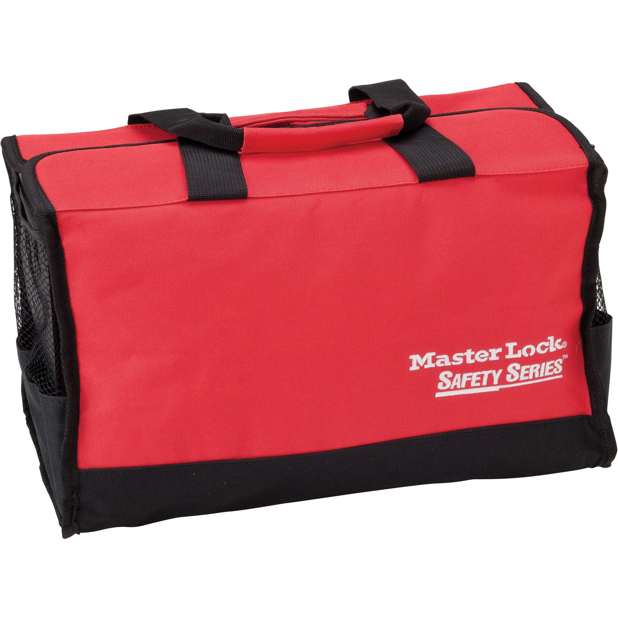 MASTER LOCK Lockout Pouch - Red Security Bag for Workplace Safety | Industrial Lockout Tagout Equipment for Electrical Panels & Hazardous Areas