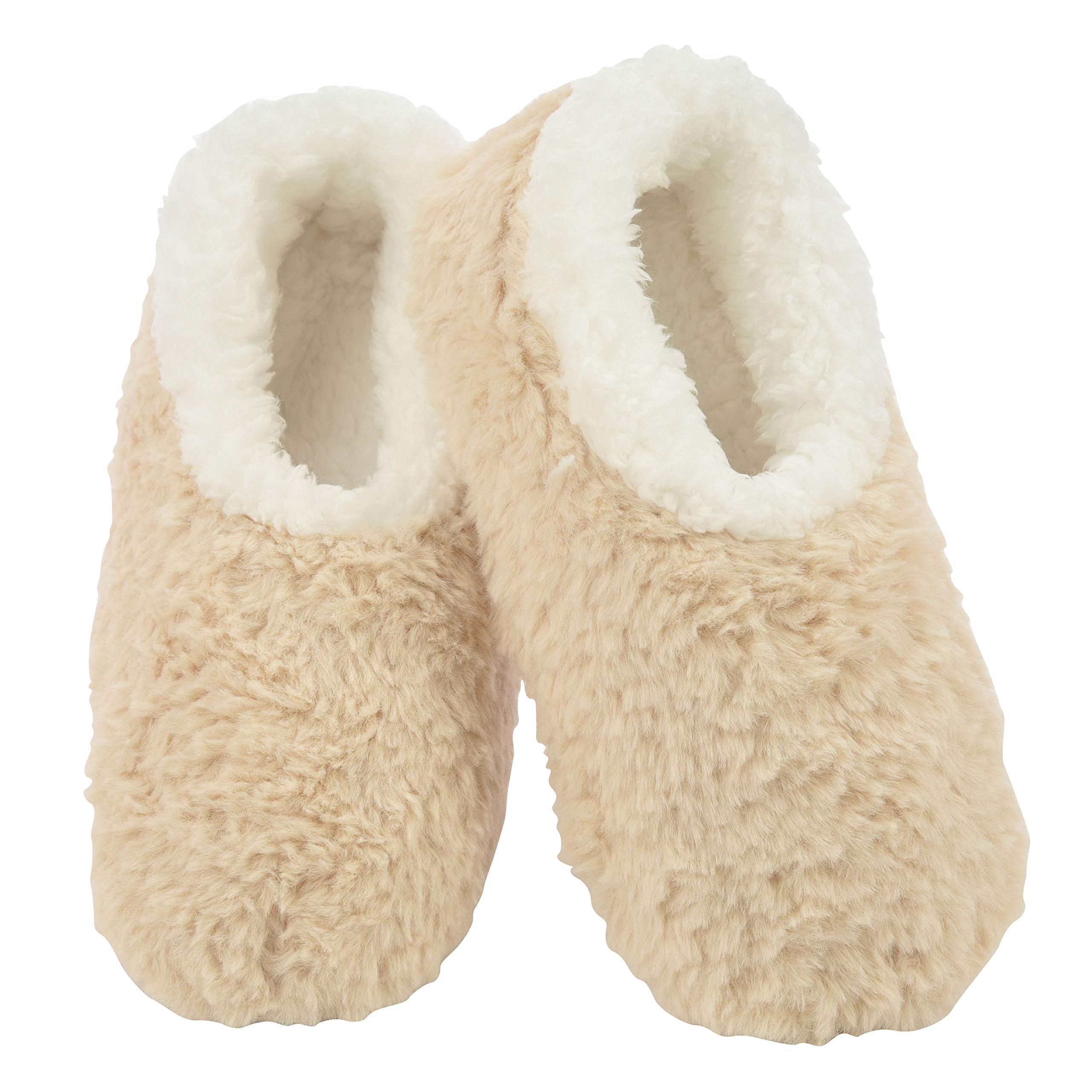 Women's Cozy Furry Slipper Socks - Non-Slip Foldable House Shoes for Travel, Lounge & Indoor Wear | Warm Winter Slippers for Home, Office & Airplane Comfort