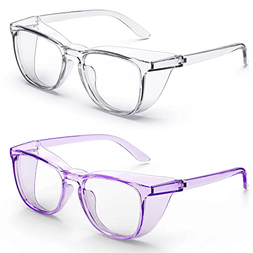 Clear+purple（2 Pack）