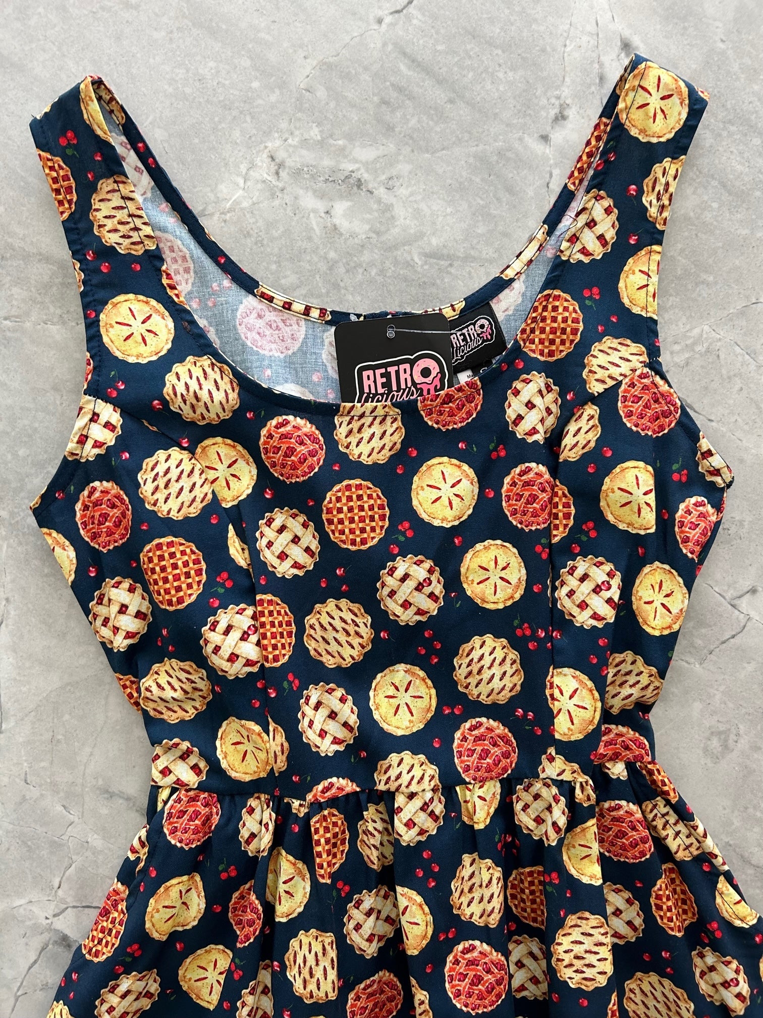Cherry Pie Fit & Flare Mini Dress - Small Size | Flirty & Feminine Summer Outfit for Dates, Parties & Brunch
