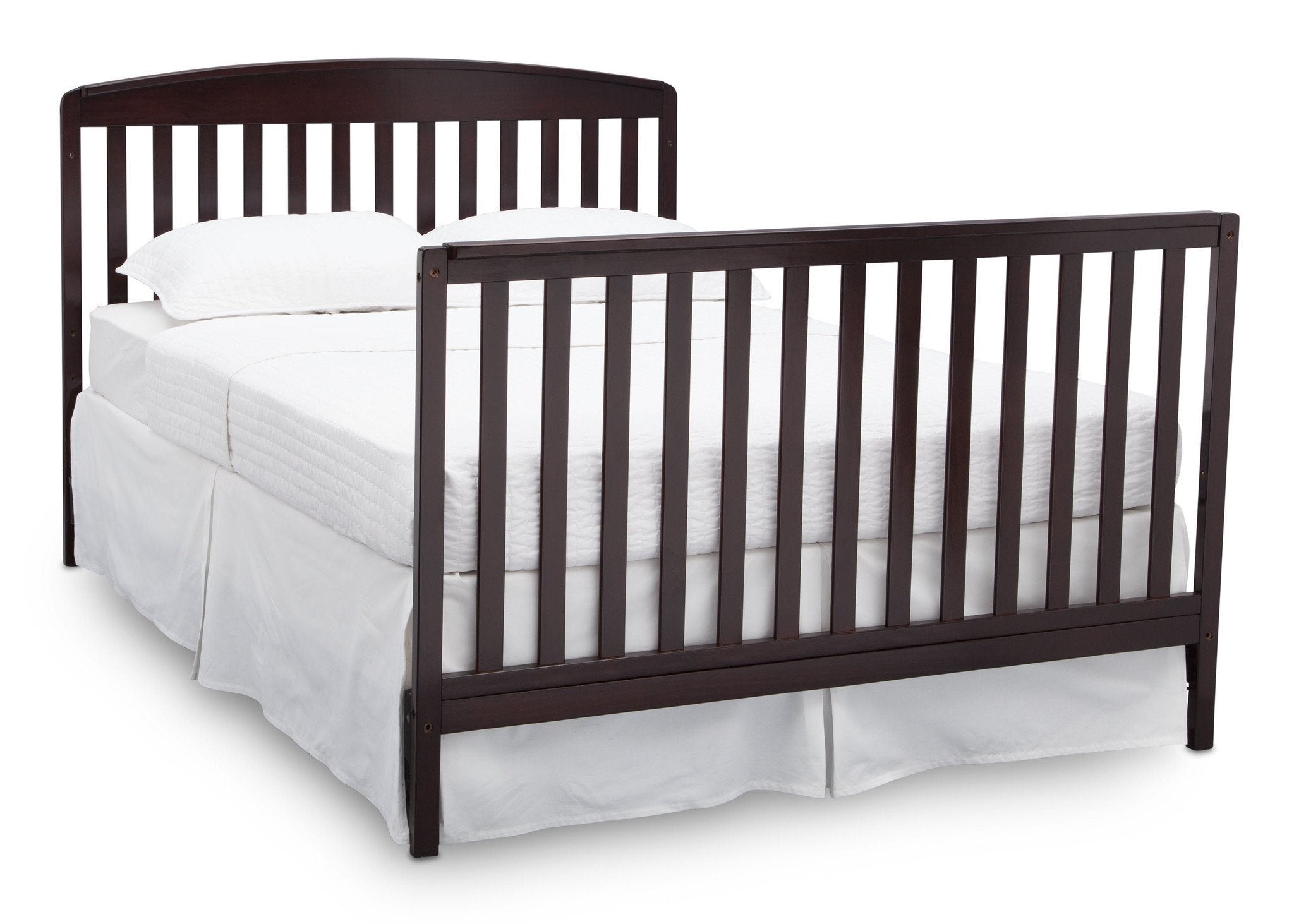 Brayden 4-in-1 Convertible Baby Crib with Toddler Bed & Daybed - Nursery Furniture for Newborns & Kids - Perfect for Bedrooms & Daycare Centers