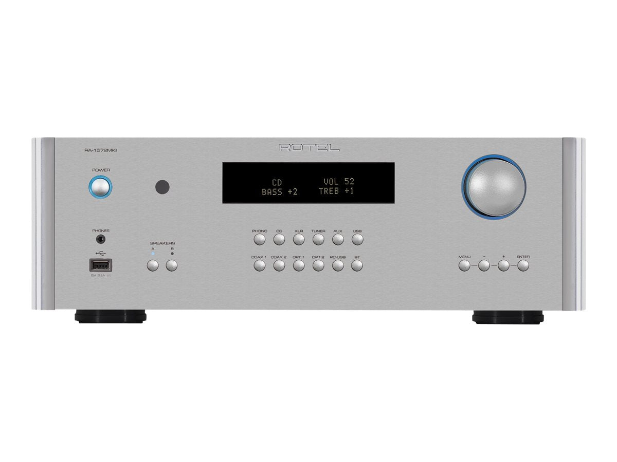 Rotel RA-1572MKII Integrated Stereo Amplifier - High-Fidelity Audio for Home Theater & Music Listening | Perfect for Audiophiles & Hi-Fi Enthusiasts