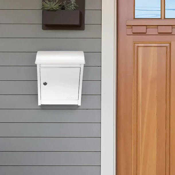 Barska CB14076 Secure Wall Mount Mail Dropbox with Locking Flap - Perfect for Home, Office & Apartment Package Delivery Protection