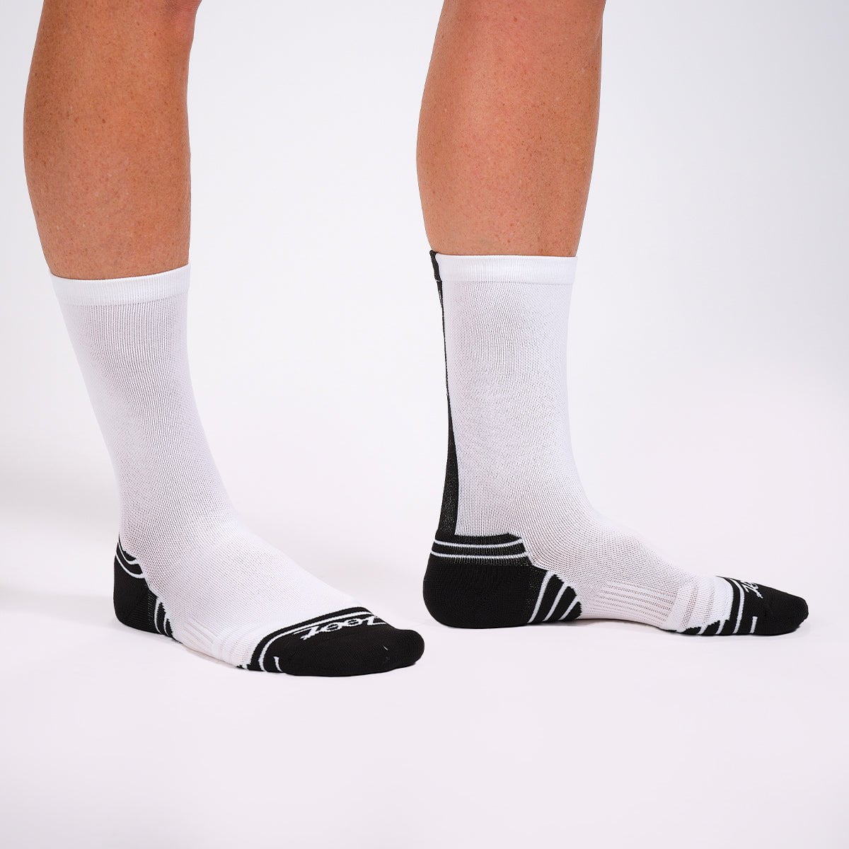Unisex 6-Pack Cotton Crew Socks - White & Black for Men and Women | Comfortable Everyday Wear for Casual, Sports & Work
