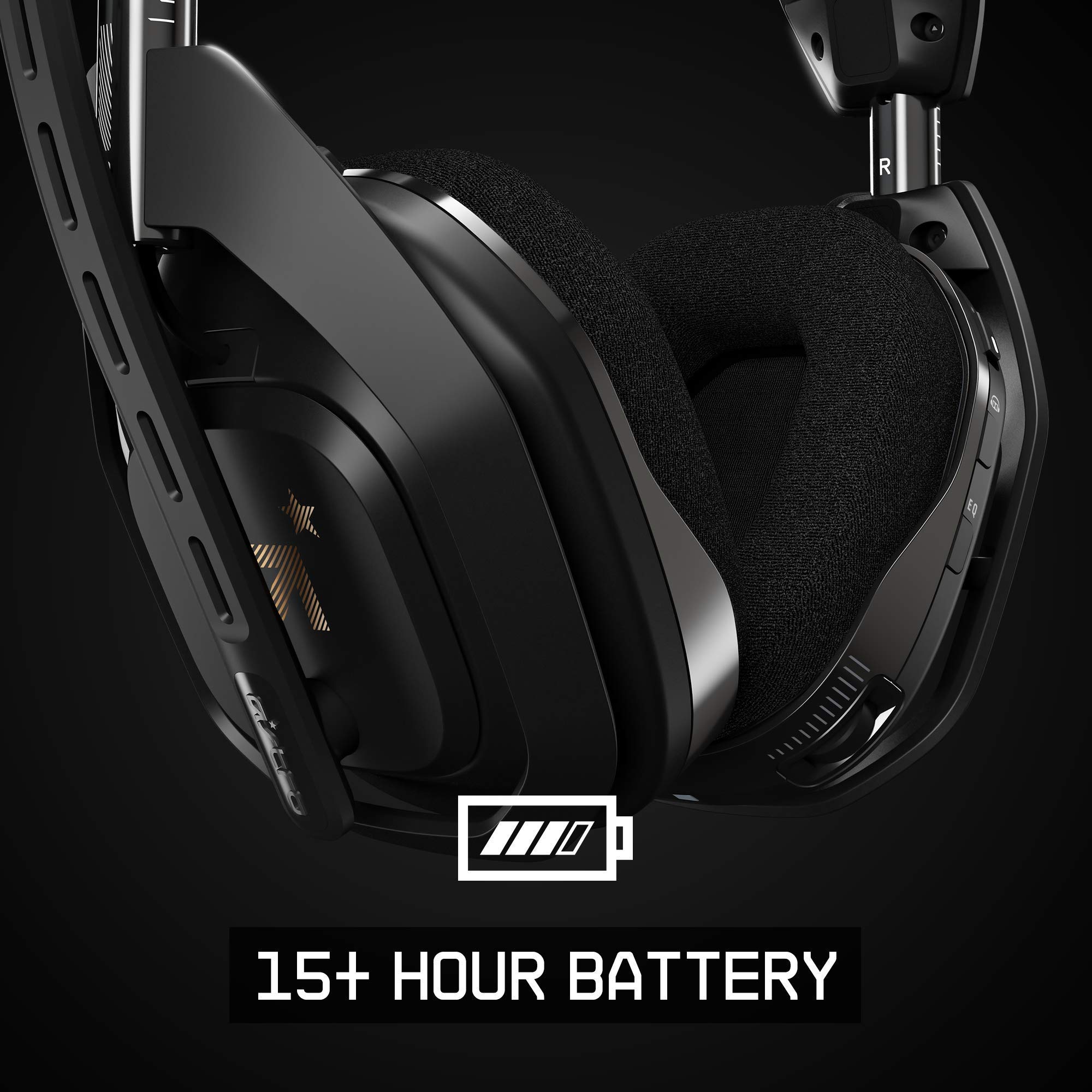 ASTRO Gaming A50 Wireless Gaming Headset with Base Station for Xbox One & PC - Black/Gold (Renewed) - Perfect for Competitive Gaming & Streaming