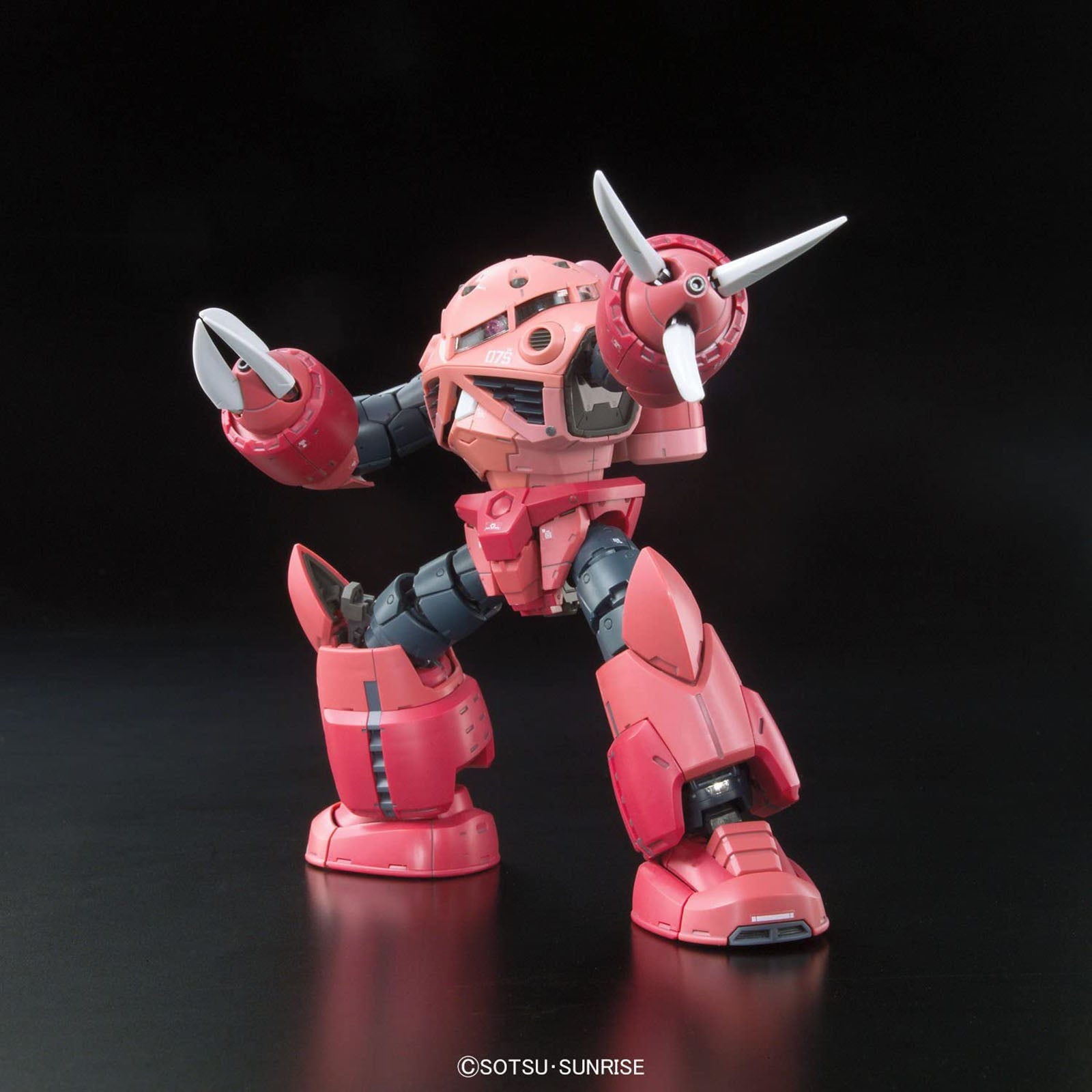 Bandai Gundam RG 1/144 Char's Custom Z'Gok Model Kit - High-Quality Anime Action Figure for Collectors & Gundam Fans - Perfect for Display & DIY Building Projects