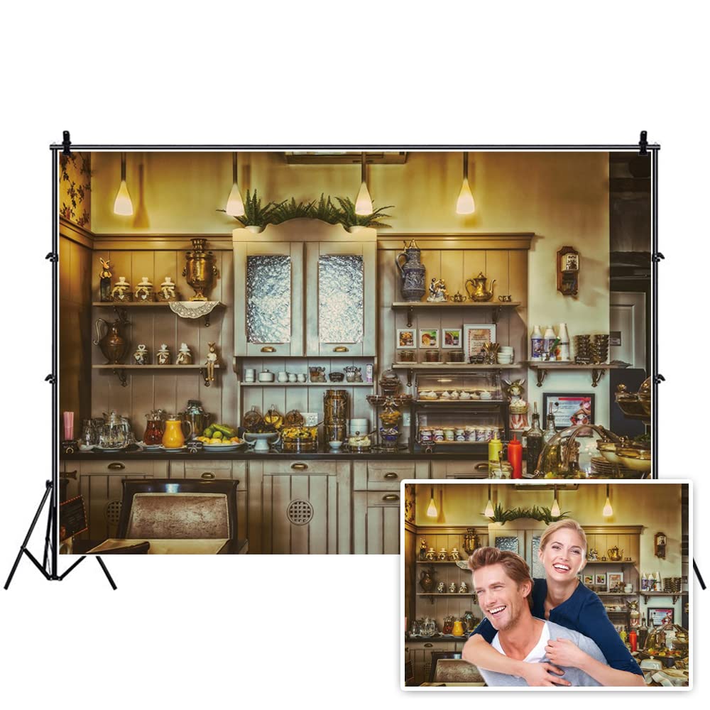 Modern Luxury Kitchen Backdrop Vinyl Wallpaper - 10x6.5ft High-Quality Photography Background for Cabinet, Tableware, and Furniture Shoots - Perfect for Home Decor and Professional Photoshoots