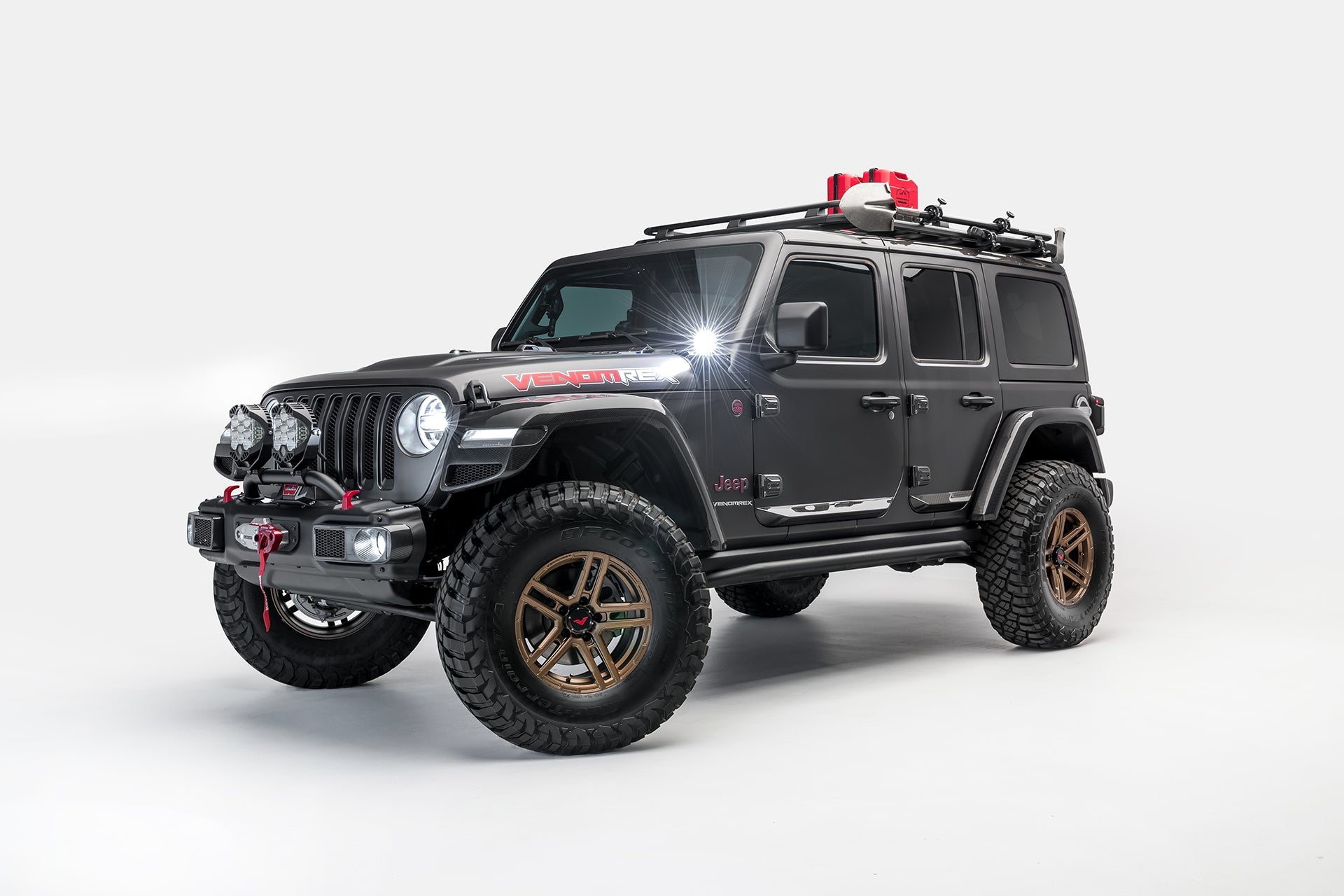 Jeep JL JX Edition Aero Carbon Fiber Fog Light Covers - Durable & Stylish Protection for Off-Road Adventures & Daily Driving