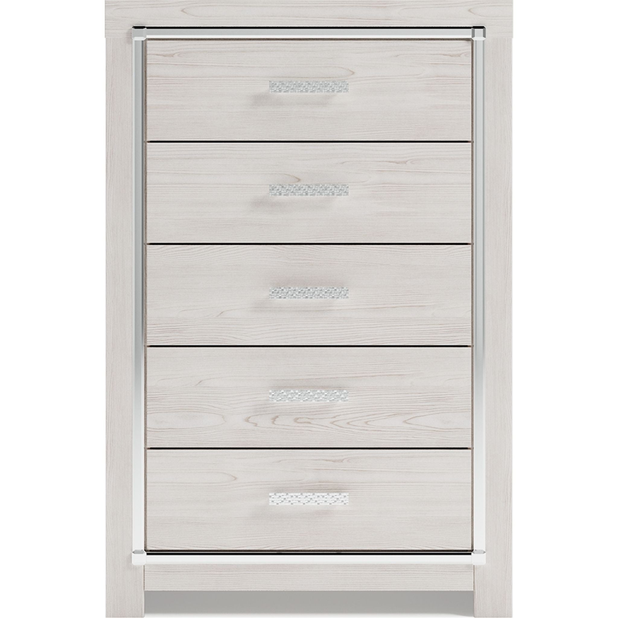 Altyra White Chest - Stylish and Durable Storage Solution for Bedroom, Living Room, or Office Organization