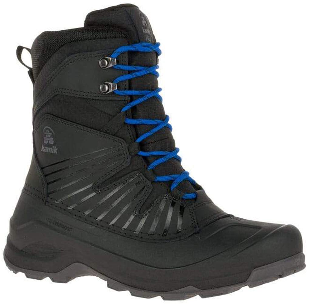 Kamik Men's Iceland Waterproof Winter Boots - Insulated Snow Boots for Hiking, Walking & Cold Weather Outdoor Activities