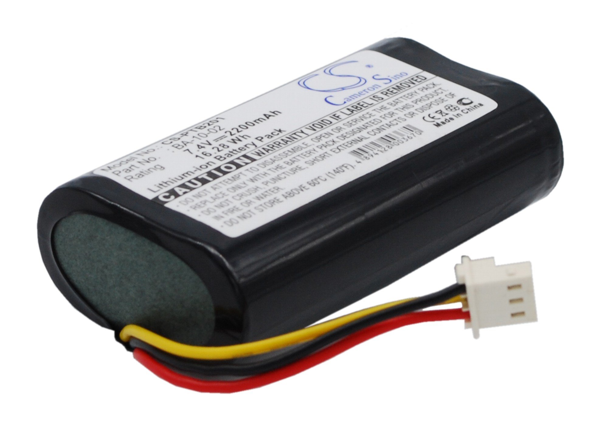 TECHTEK 2200mAh Replacement Battery for Citizen CMP-10 & CMP-10BT Mobile Thermal Printers - Compatible with BA-10-02 Model | Perfect for On-the-Go Receipt Printing & Mobile POS Systems