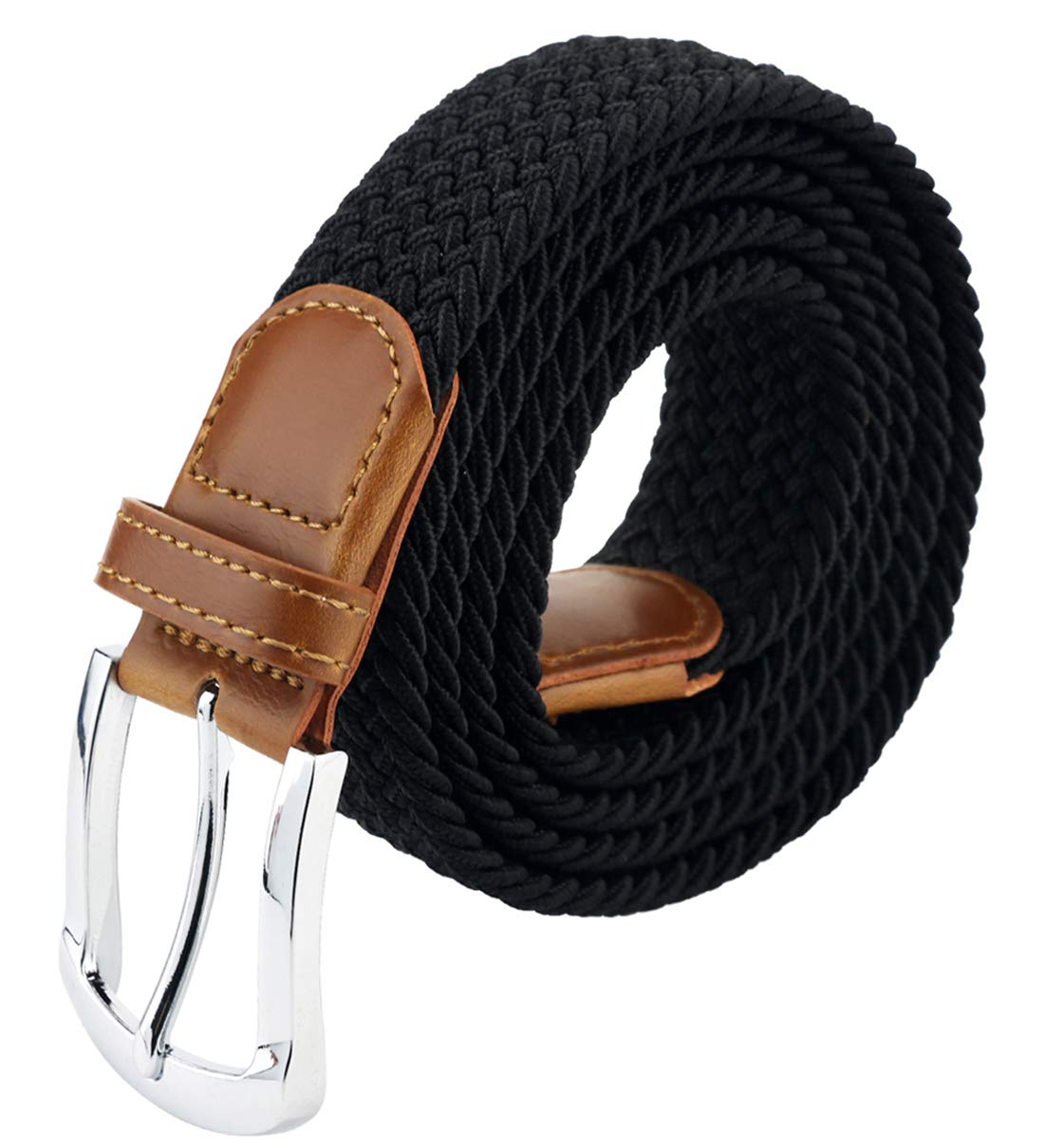 Premium Canvas Elastic Belt for Men & Women - Adjustable Stretch Waistband - Durable Unisex Fashion Accessory - Perfect Gift for Father's Day, Casual Wear & Outdoor Activities