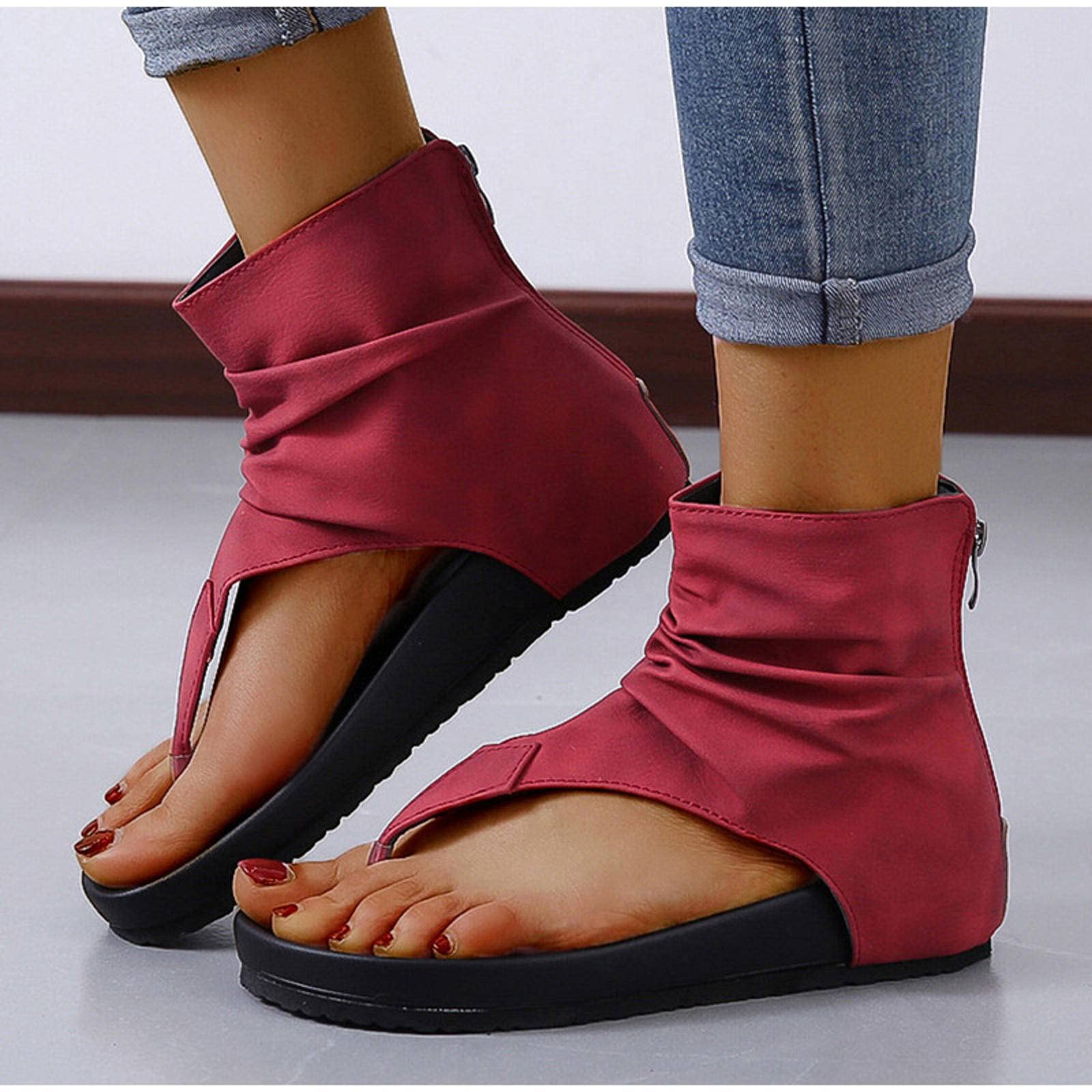 NC Summer Women's Sandals - Retro Tassel Roman Gladiator Sandals for Women | Comfortable Casual Beach Walking & Vacation Outfits