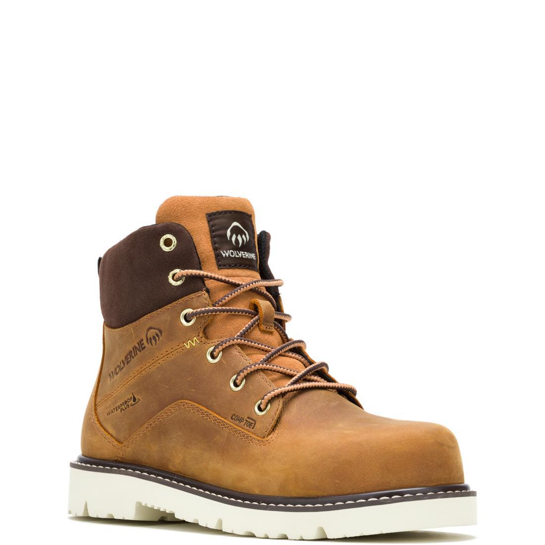 Revival Women's Carbon Toe Work Boots - Steel Toe Safety Shoes for Women, Non-Slip & Waterproof Work Boots for Construction, Warehouse & Outdoor Jobs