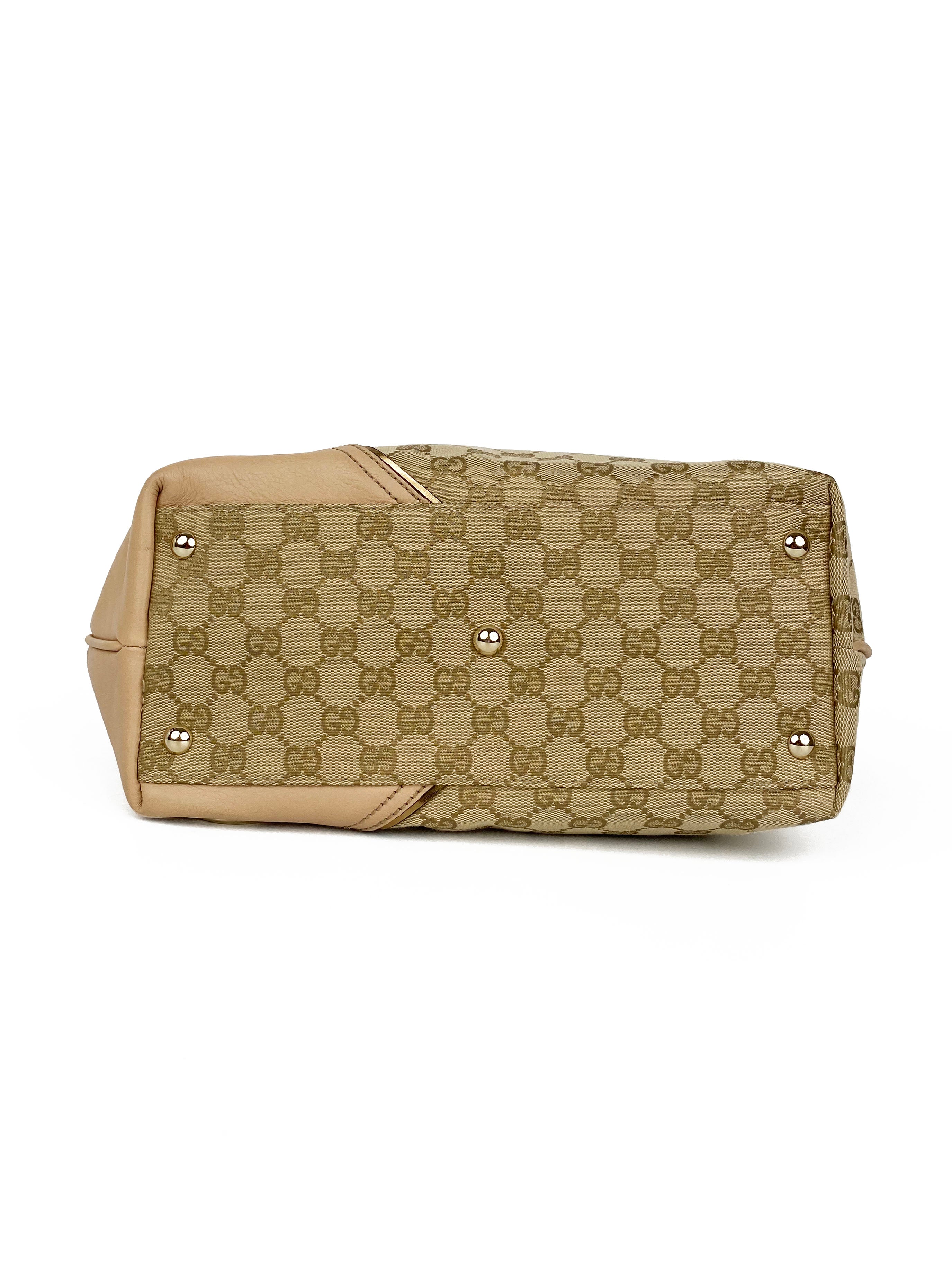 Gucci GG Monogram Shoulder Bag for Women - Luxury Leather Crossbody Purse with Adjustable Strap, Perfect for Work, Travel & Evening Out