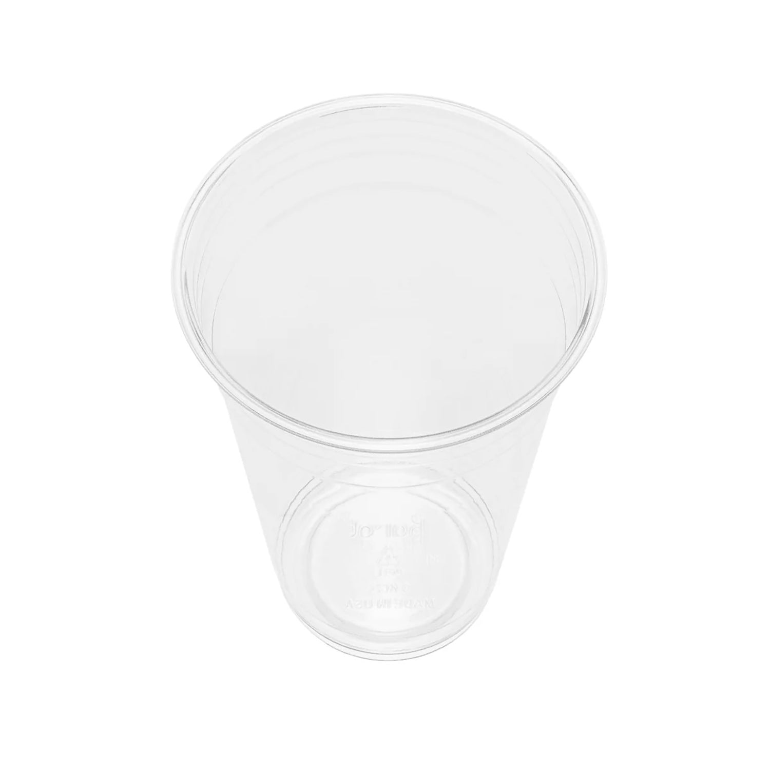 24 oz Clear PET Plastic Cups - 50 Count Bulk Pack | Perfect for Parties, Events, and Beverage Service