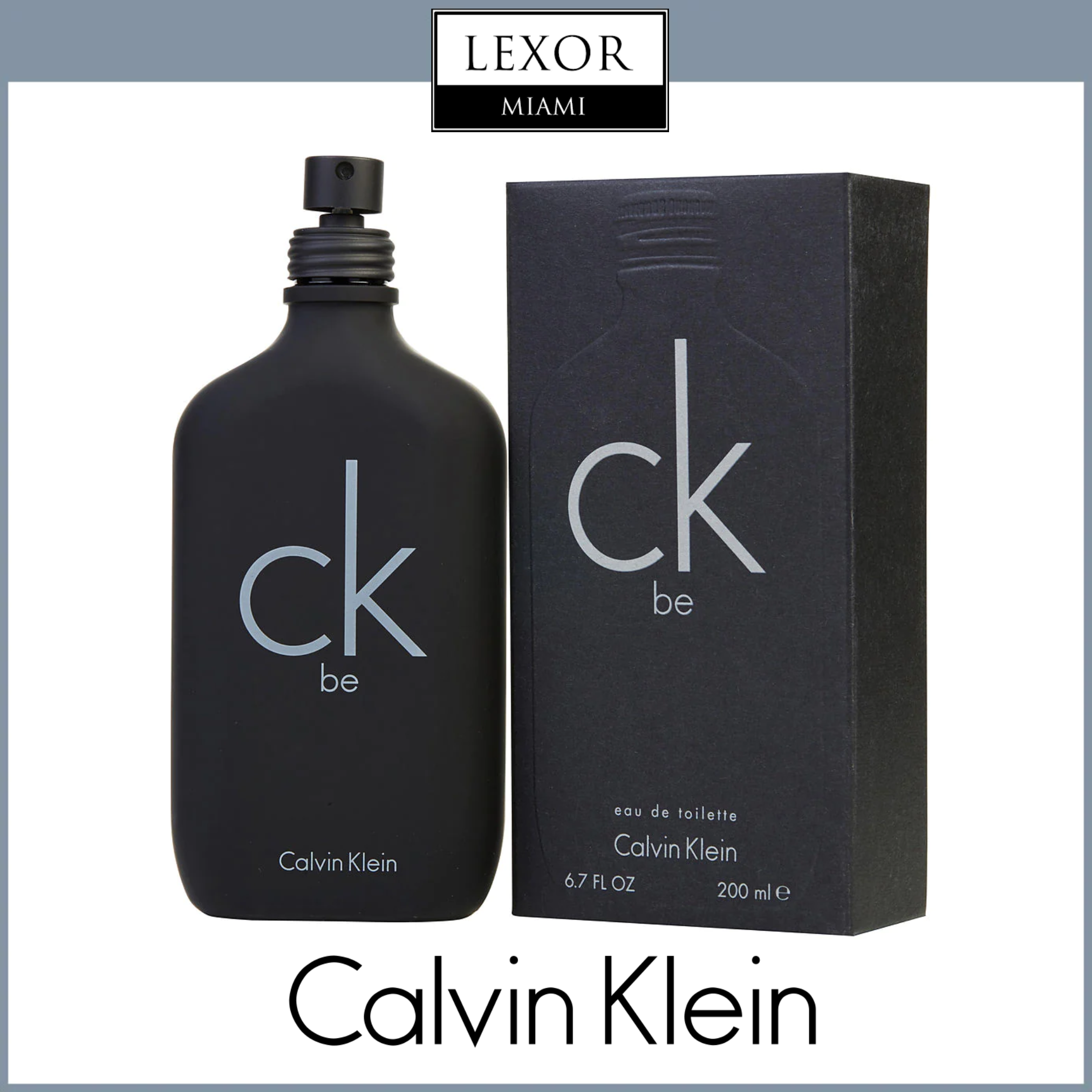 Calvin Klein CK Be 6.7 oz Eau de Toilette for Men | Fresh Citrus & Musk Fragrance | Day & Night Wear | Gift for Him