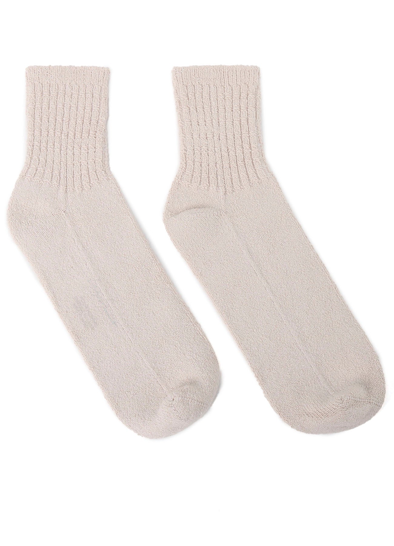 1/28 Raw Silk Ankle Rib Socks - Breathable & Comfortable for Yoga, Running, and Everyday Wear