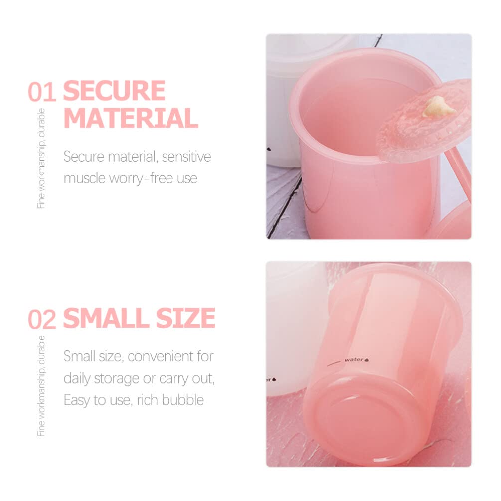 6-Piece Manual Face Wash Foam Maker Set - Handheld Facial Foam Cup & Rich Cream Bubble Maker for Deep Cleansing | Travel & Home Skincare Tool for Gentle Exfoliation & Daily Beauty Routine