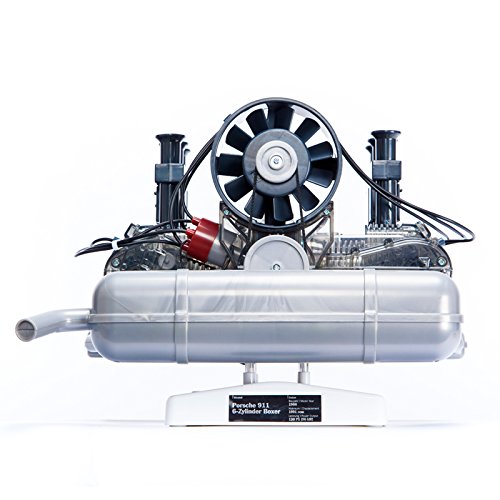 Build Your Own Porsche 911 Boxer Engine Toy - Replica Model Building Kit with Sounds & LED Lights - 280+ Pieces STEM Educational Toy for Ages 10+ - Perfect for Car Enthusiasts, DIY Projects & Display Collection