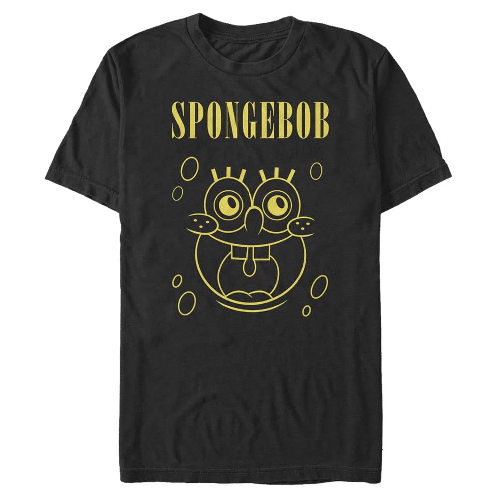 Nickelodeon SpongeBob SquarePants Spongevana Big & Tall Men's Short Sleeve T-Shirt - Comfortable Casual Wear for Fans, Perfect for Everyday Outfits & Themed Parties