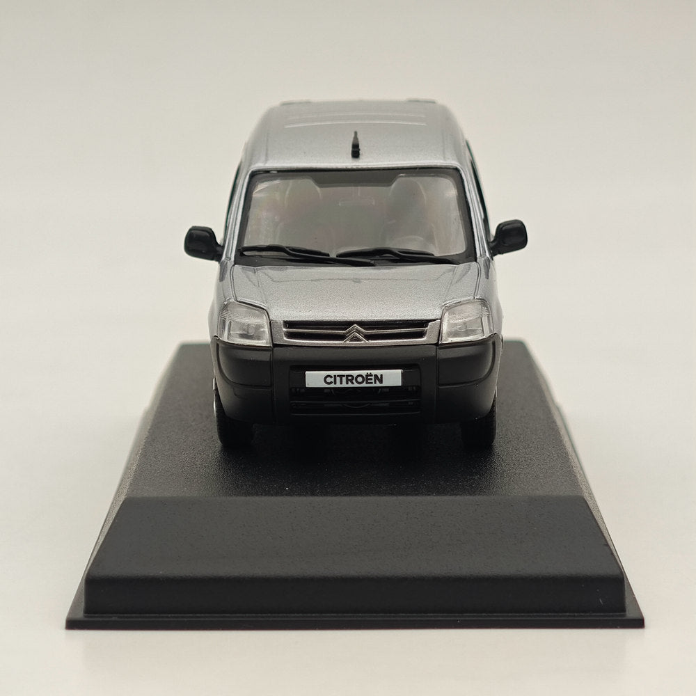 1/43 Scale Norev Citroen Berlingo 2004 Silver Diecast Model Car - Limited Edition Collectible for Display & Gifting