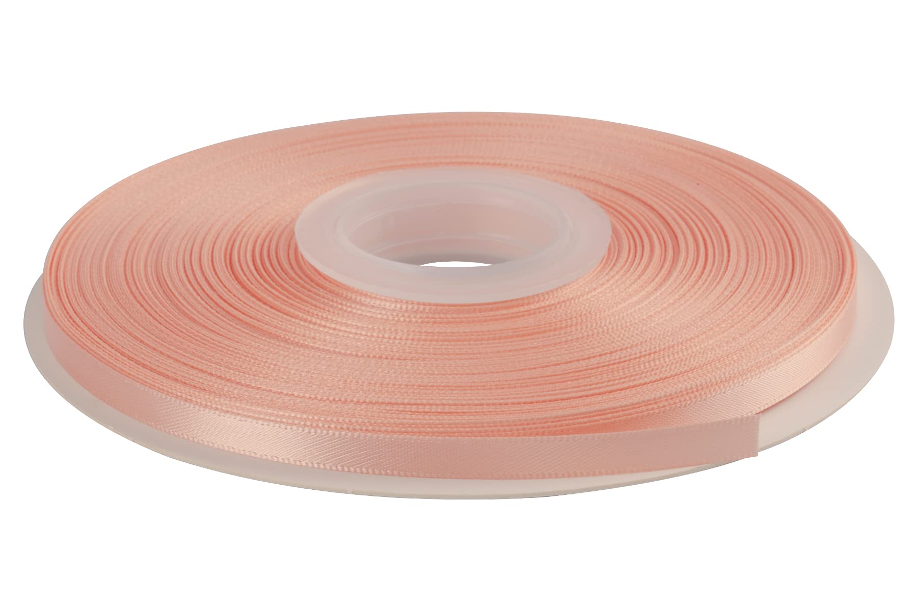 AVANAVA 1/4 Inch Double Face Satin Ribbon - 50 Yards Coral Pink (203) - Perfect for Gift Wrapping, DIY Crafts, Hair Bows, Wedding Decorations & Scrapbooking