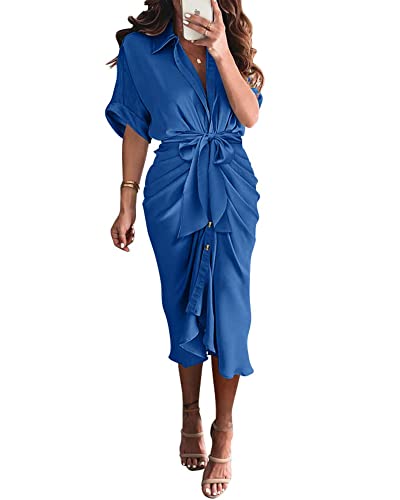 Short Sleeve Brilliant Blue