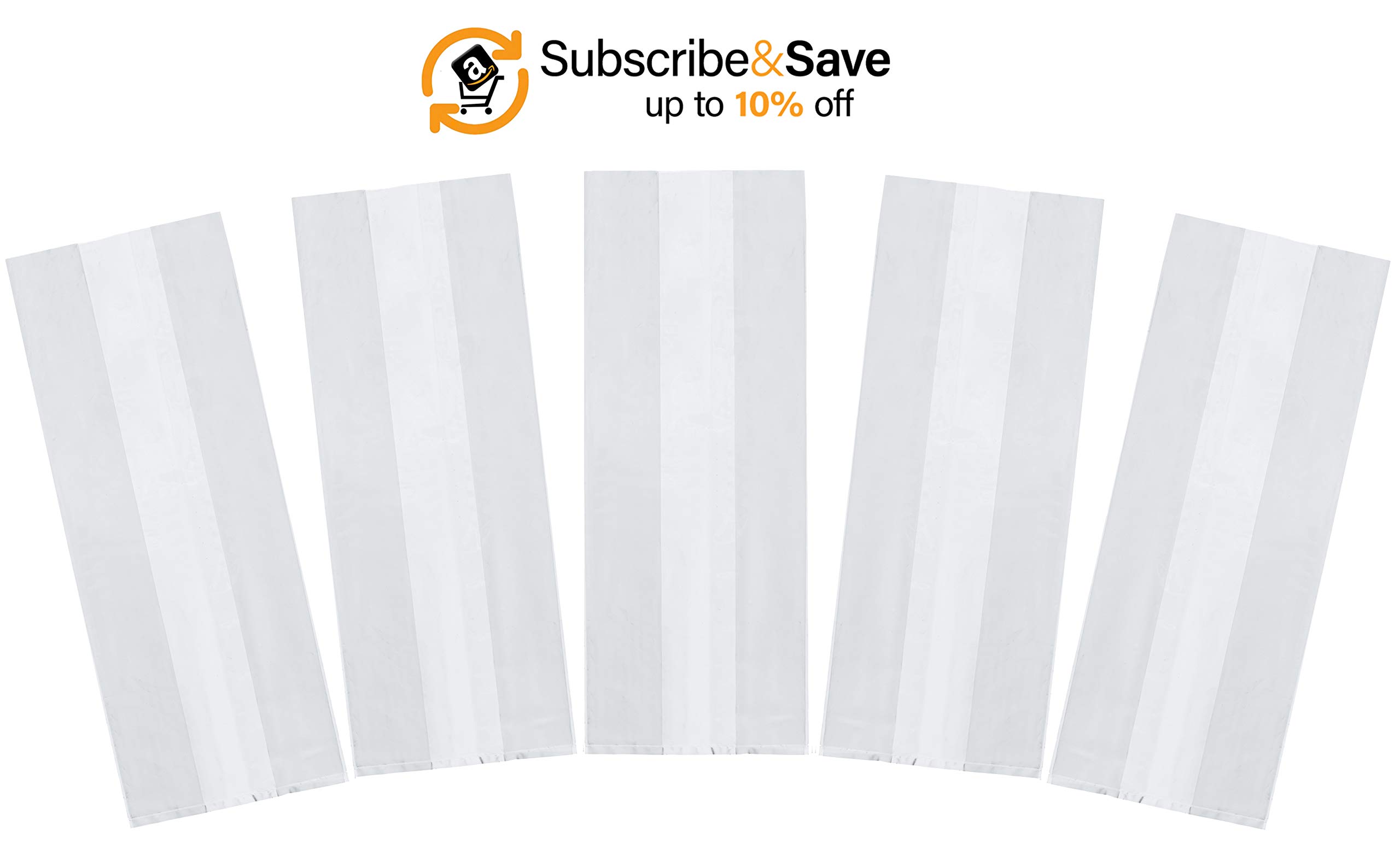 APQ 24x36 Inches Clear Plastic Bags for Packaging - Pack of 100 Durable 4 Mil Polyethylene Flat Bakery Bags with Open Top | Tear Resistant Food Storage Bags for Popcorn, Homemade Bread, Cookies, Pastries & Baked Goods | Ideal for Commercial Bakeries, Home Baking & Retail Packaging