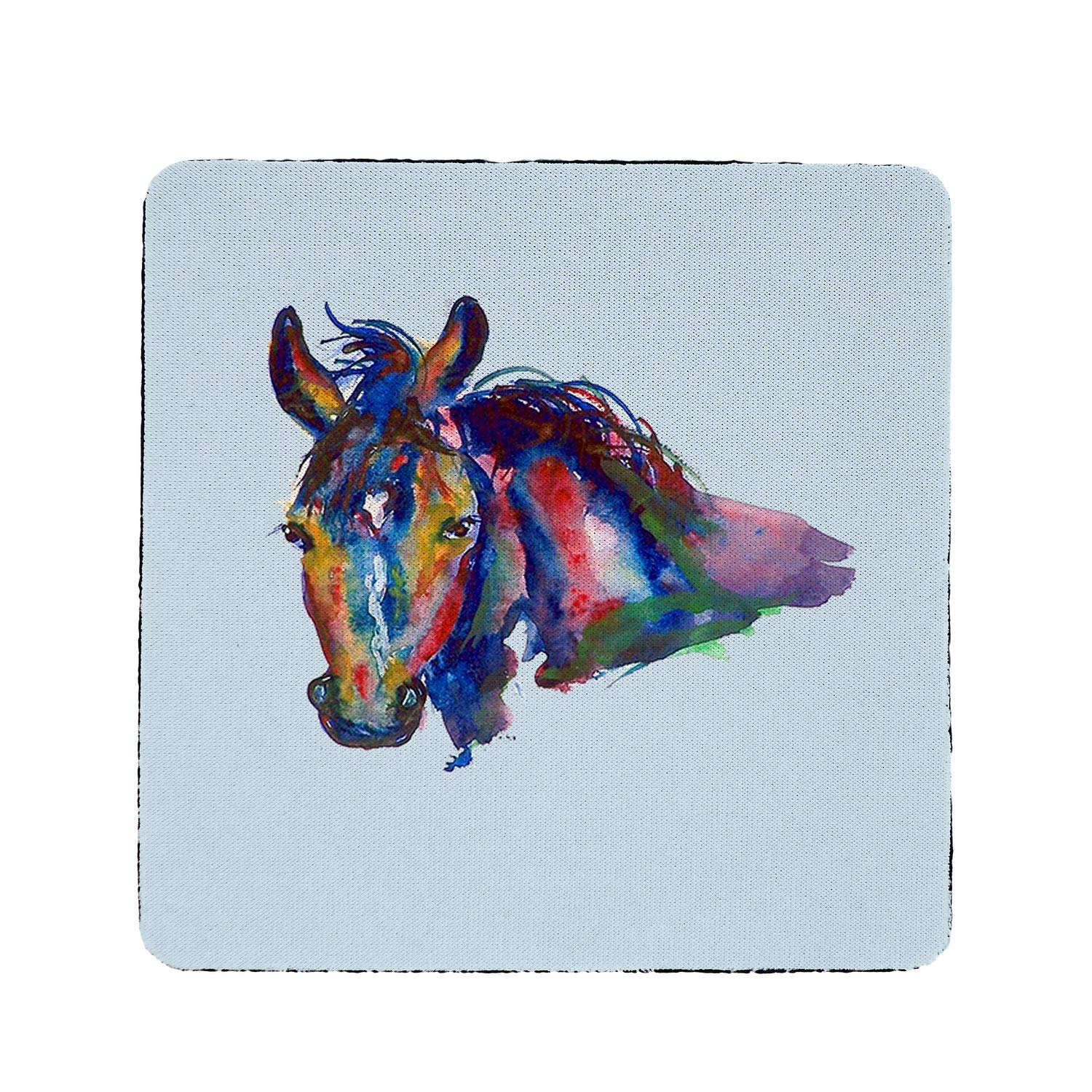 Betsy Drake Nellie Coaster Set of 4 - Absorbent Ceramic Drink Coasters for Coffee, Wine & Beer - Perfect for Home, Office & Kitchen Use