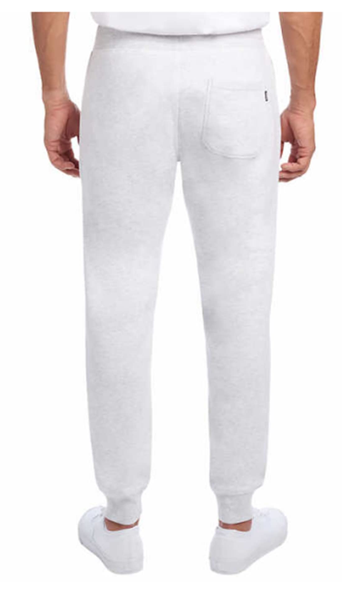 Hurley Men's Midweight Fleece Jogger Pants - Soft Comfortable Lounge Pants for Men, White, XX-Large - Perfect for Casual Wear, Workout, and Home Relaxation