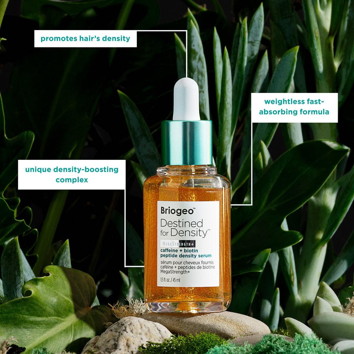 Destined For Density Megastrength+ Caffeine & Biotin Peptide Hair Growth Serum - Thickening Treatment for Thinning Hair | Promotes Fuller, Healthier Locks | Daily Use for Men & Women