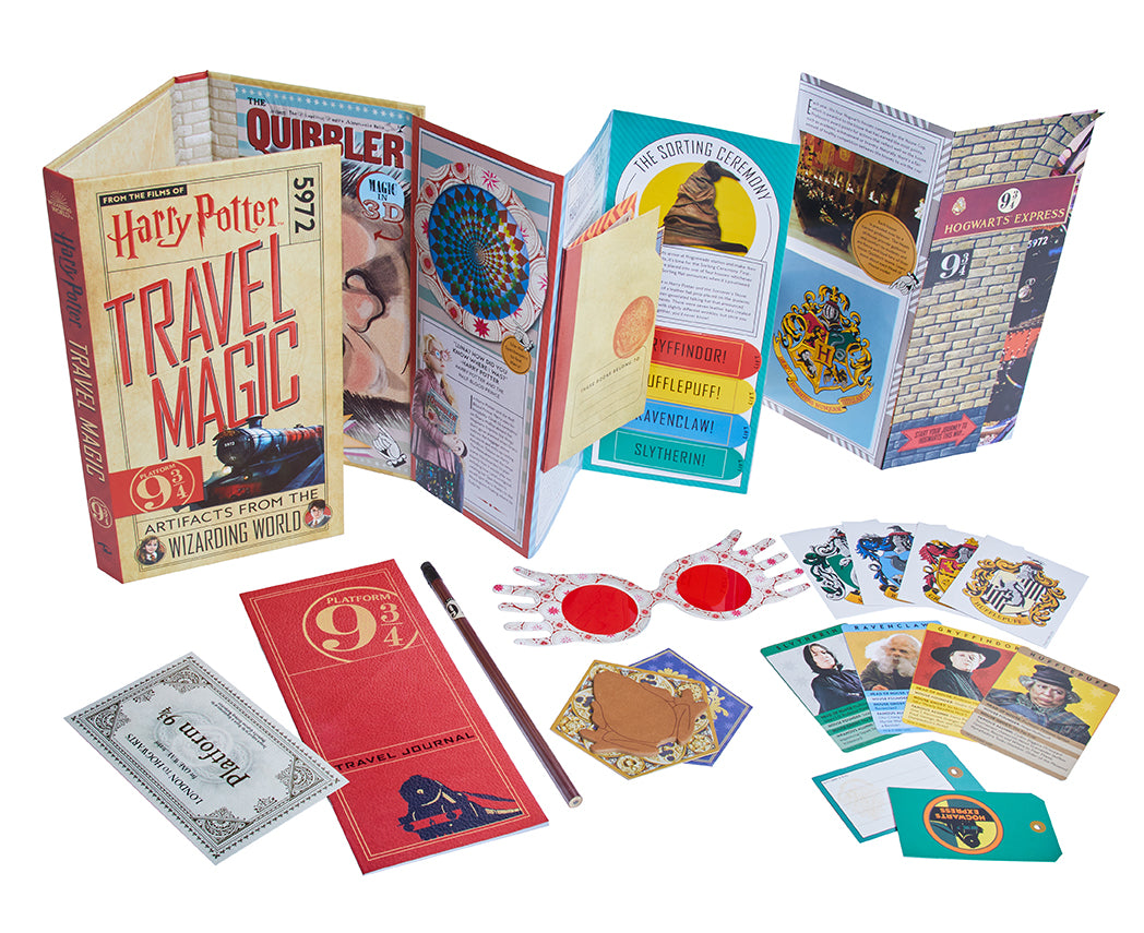 Harry Potter Travel Magic Boxed Gift Set - Collectible Wizarding World Trunk for Fans & Travelers - Perfect for Gifts, Cosplay, and Harry Potter Themed Parties