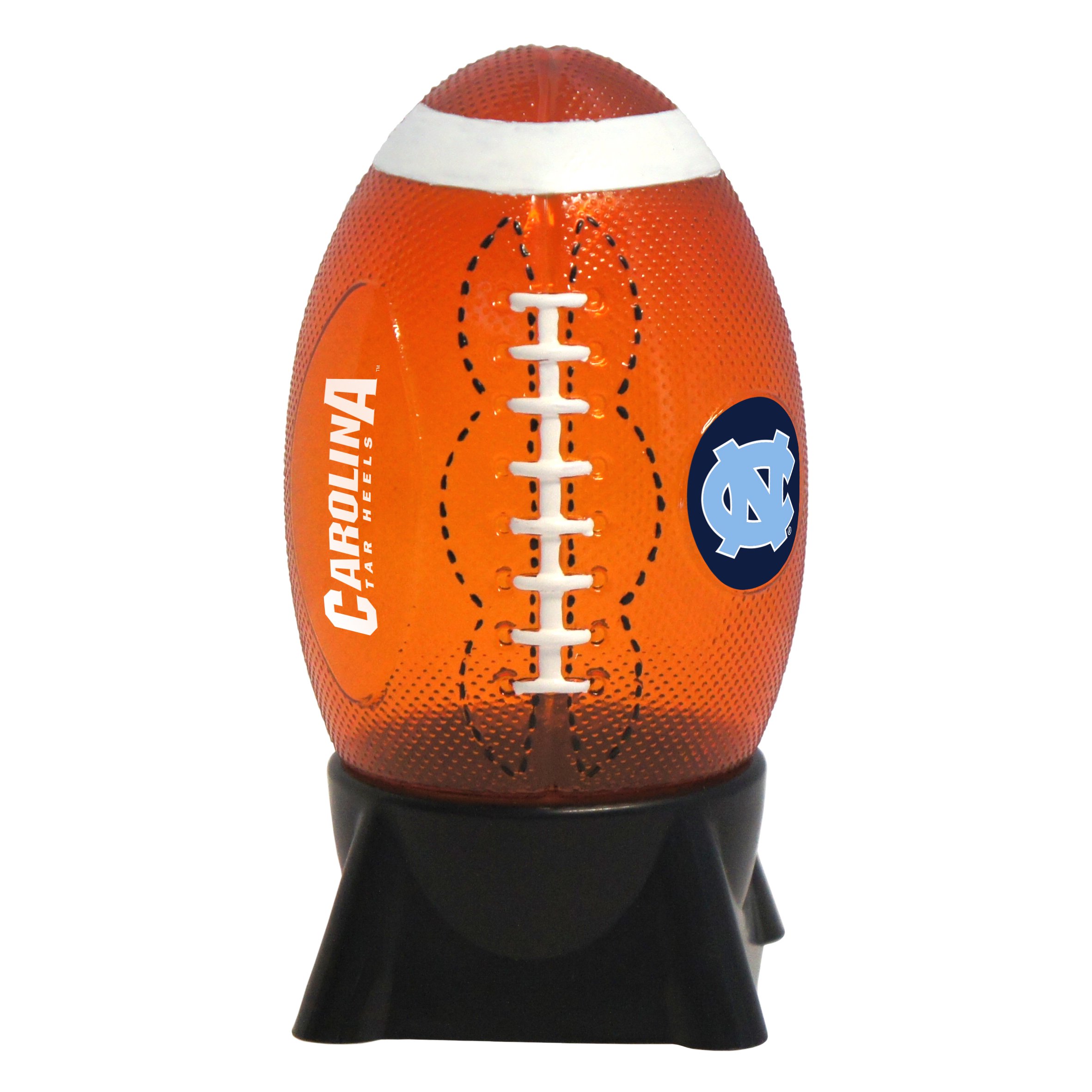 NCAA Football Night Light - Brown LED Bedside Lamp for Kids Room, Dorm, or Sports Fan Decor - Perfect for Game Nights & Bedtime Reading