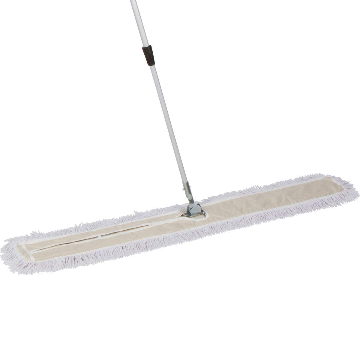 60 Inch Dust Mop with Extendable Metal Handle & Refill Bundle - 1 Mop Set + 1 Replacement Pad - Perfect for Hardwood Floors, Tile & Large Area Cleaning