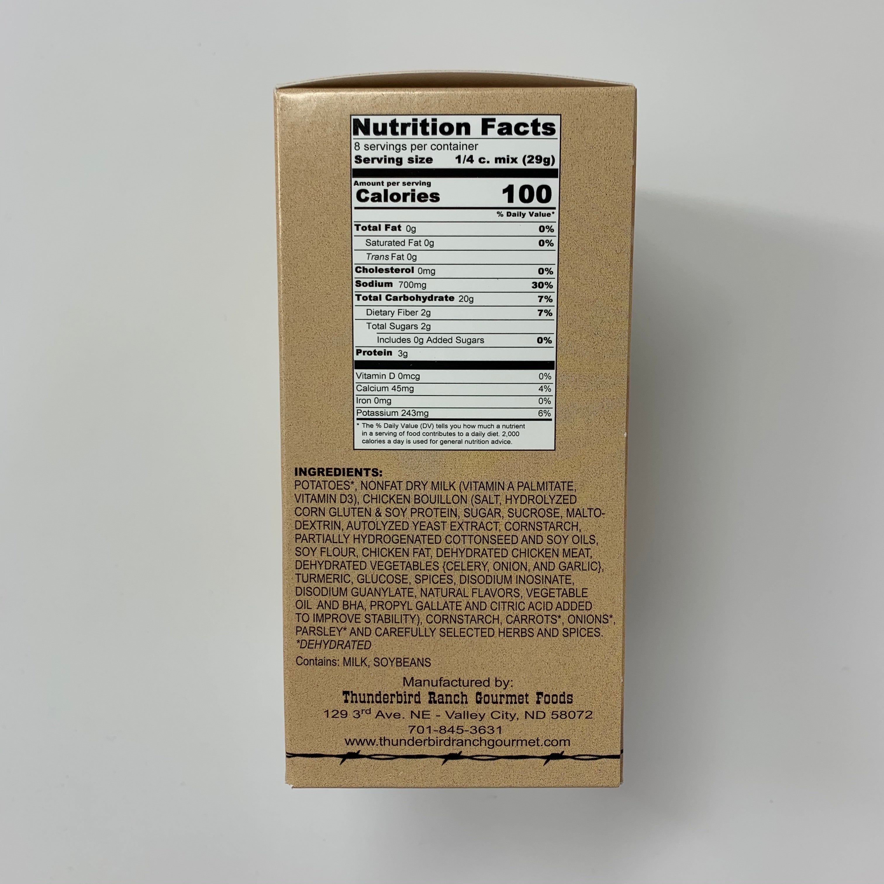 Organic Prairie Potato Soup Mix - Instant, Gluten-Free & Non-GMO - Quick & Easy Homemade Soup for Camping, Family Dinners & Cold Weather Comfort