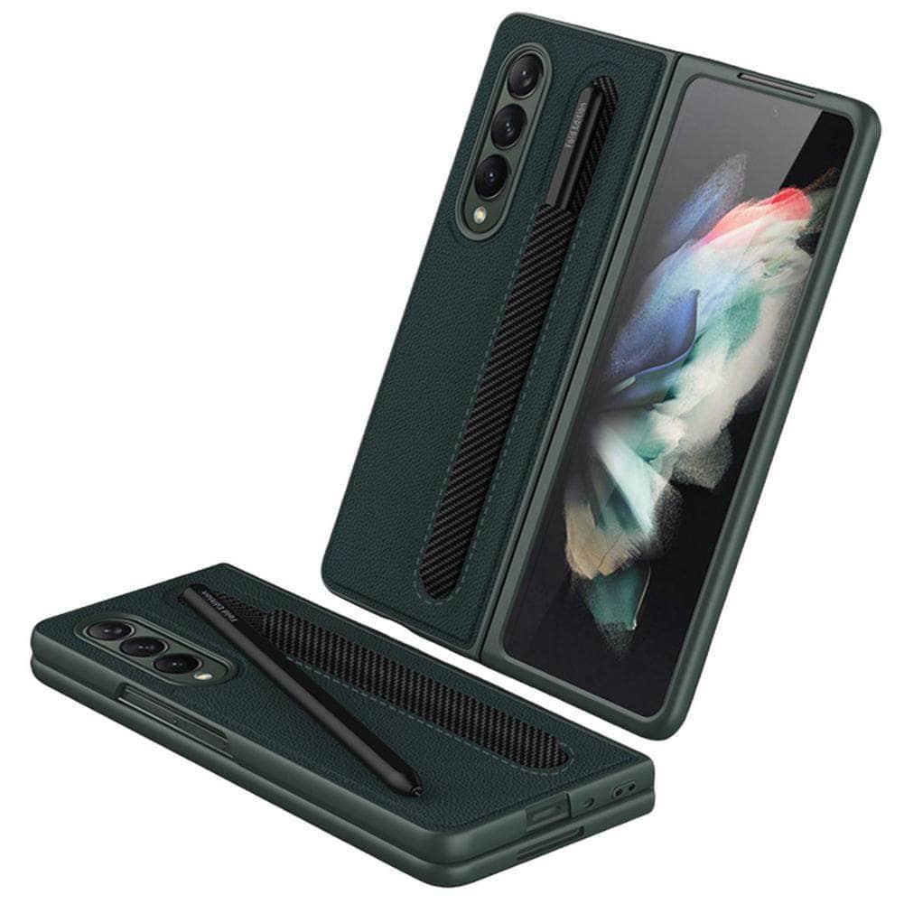 Samsung Galaxy Z Fold 3 S Pen Holder Case with Slot - Premium Protective Cover for Note Taking & Productivity