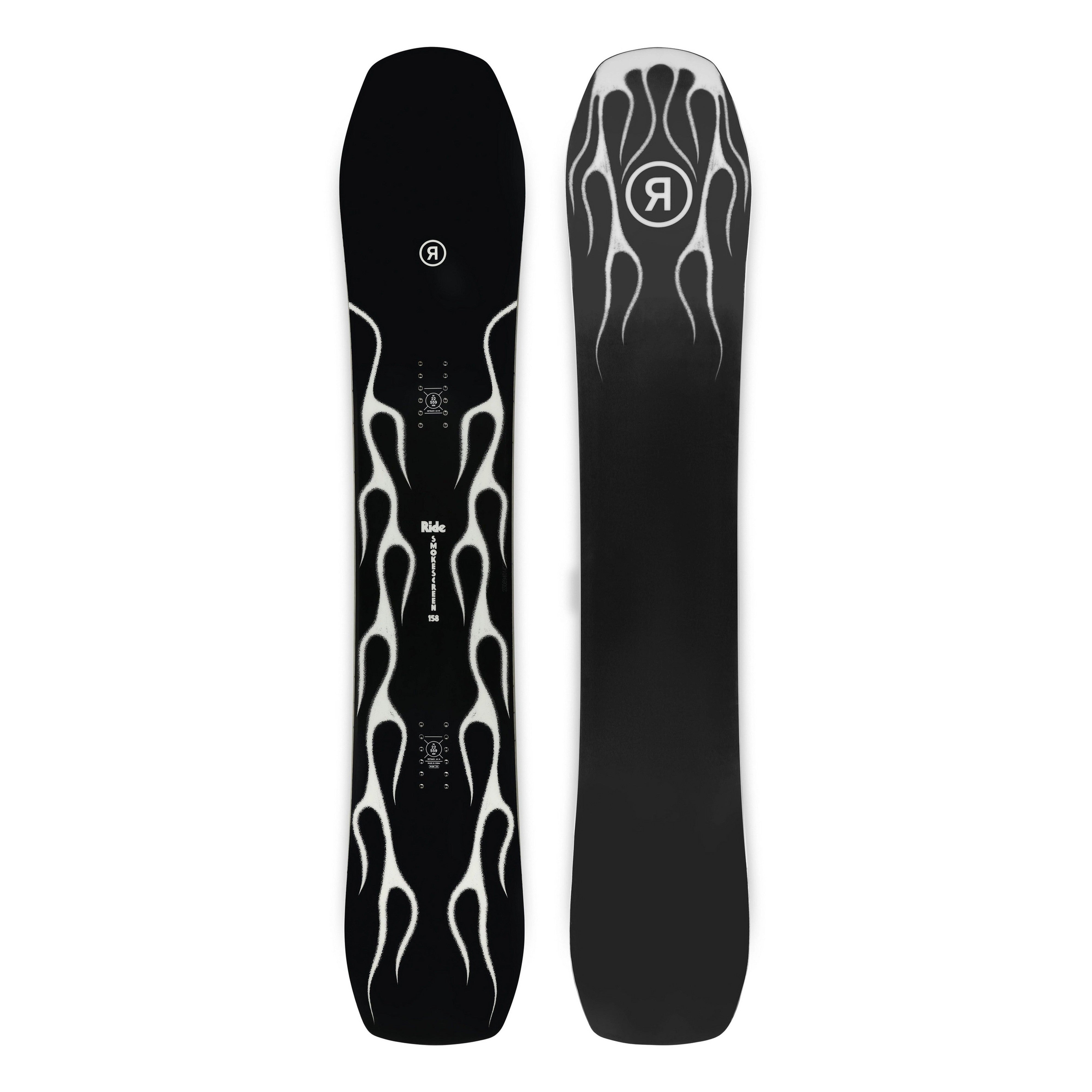 SMOKESCREEN Snowboard 2025 - Premium All-Mountain Snowboard for Men & Women | Perfect for Freeride, Powder & Park Performance | Best for Winter Sports & Mountain Adventures