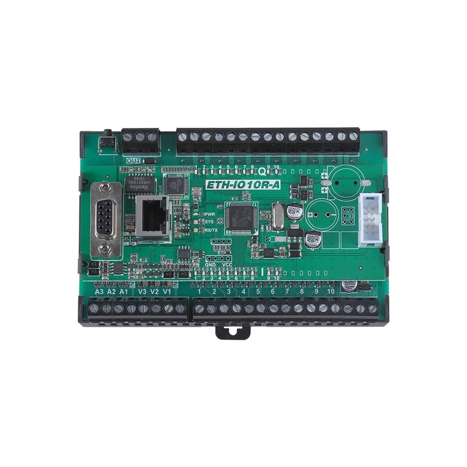 Industrial Ethernet Converter Module - ETH-MODBUS-IO8R-A with RS485 & MODBUS RTU/S7 TCP Protocol, 8 Input 8 Output Relay Control for PLC Automation, Smart Factory & IoT Applications (Model: ETH-MODBUS-IO16T)