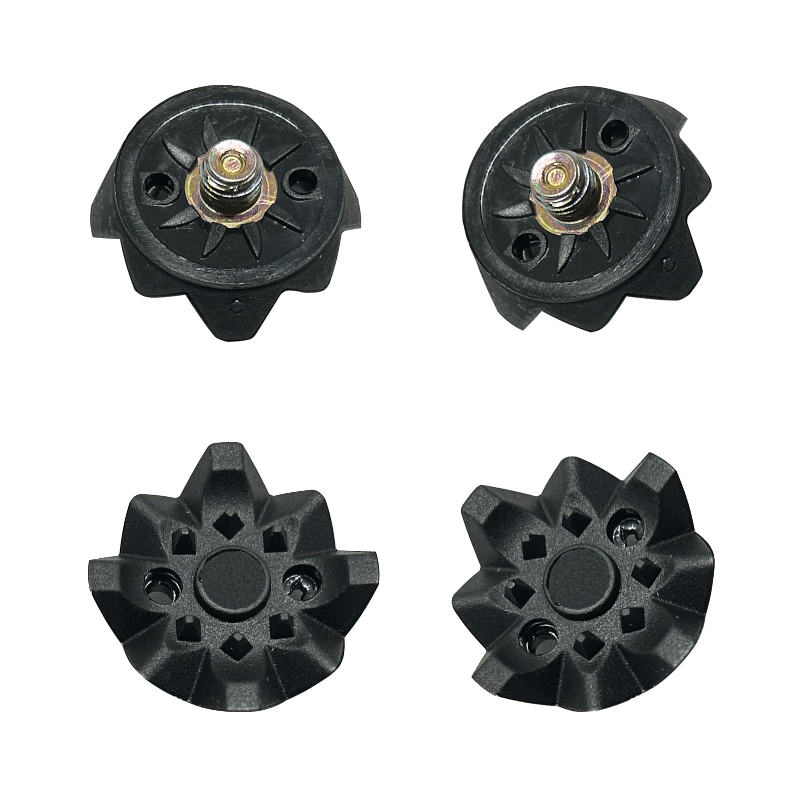 28 PCS Golf Metal Stud Screw Spikes Replacement - Black Threaded Cleats for Golf Shoes - Easy Installation for Enhanced Traction on Course - Perfect for Golfers Seeking Durable Shoe Spike Upgrades