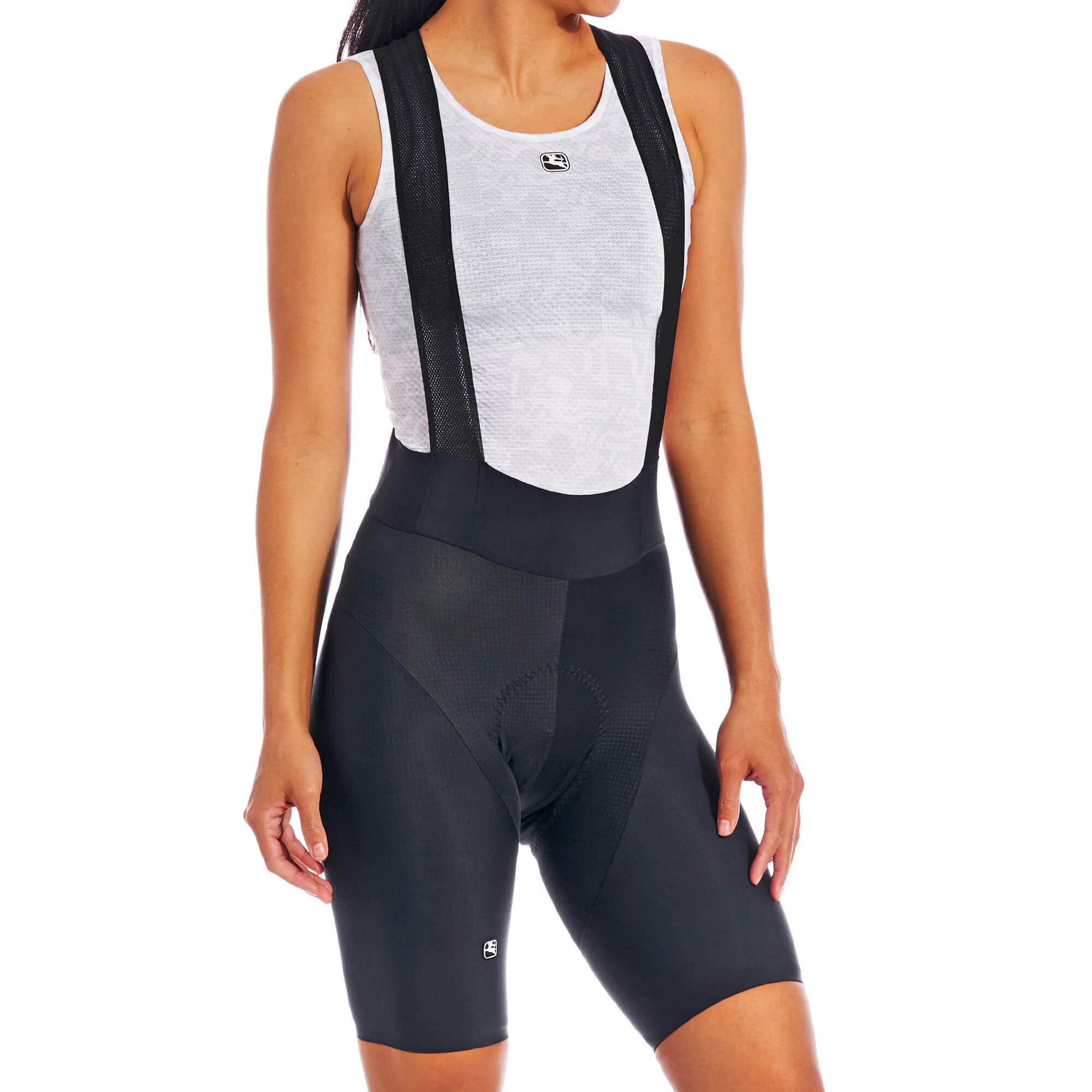 Giordana Women's Lungo Cycling Bib Shorts - High Performance Bike Shorts for Road & Mountain Biking - Comfortable Padded Cycling Gear for Long Distance Rides