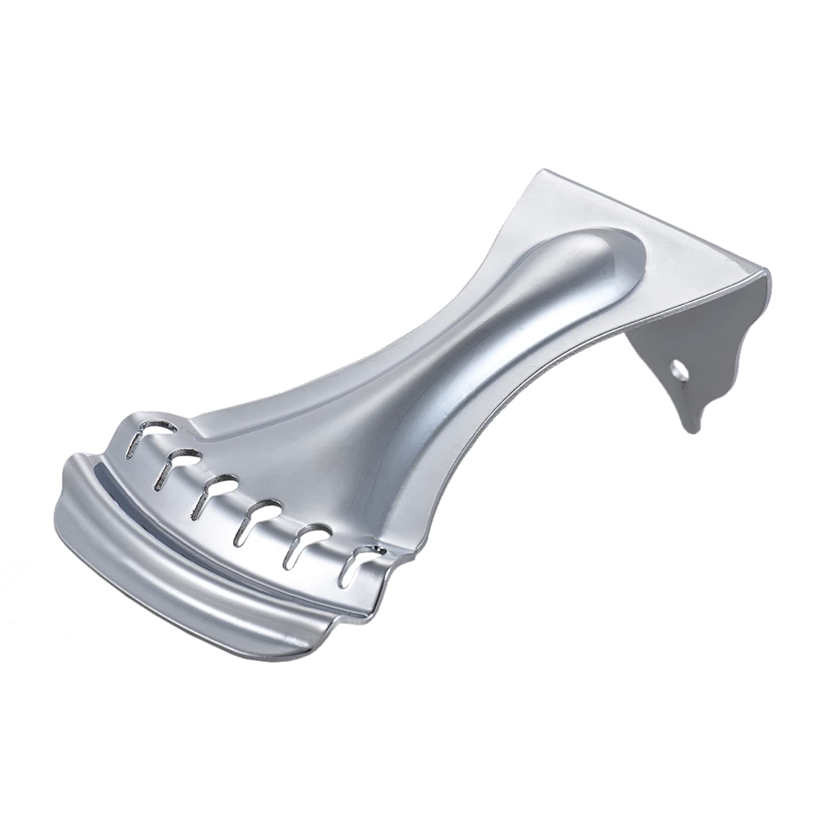 Premium Silver Zinc Alloy Tailpiece for Dobro 6-String Resonator Guitar - Durable & Rust-Resistant Bridge Component for Bluegrass & Slide Guitar Players