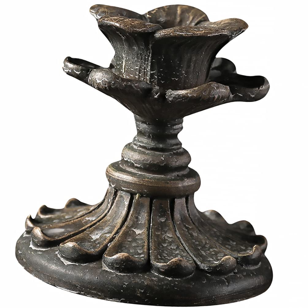 FOMIYES Buddhist Tealight Candle Holder - Handcrafted Resin Tibetan Oil Lamp with Lotus Design for Meditation, Prayer & Home Decor - Perfect for Buddha Altar, Yoga Studio & Spiritual Spaces