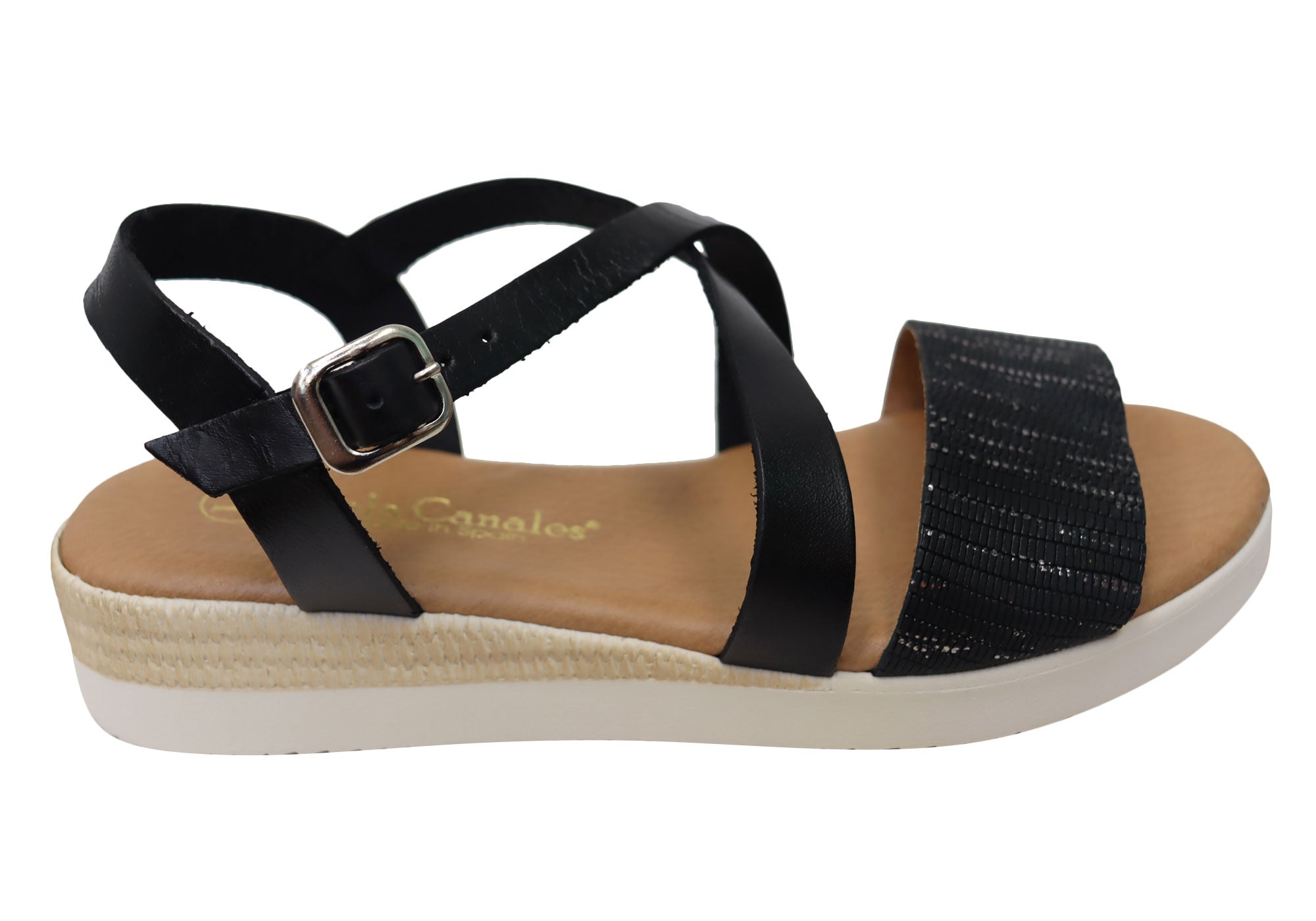 Lola Canales Cambridge Women's Comfort Leather Sandals - Handmade in Spain - Perfect for Summer Travel, Beach Vacations & Casual Outings