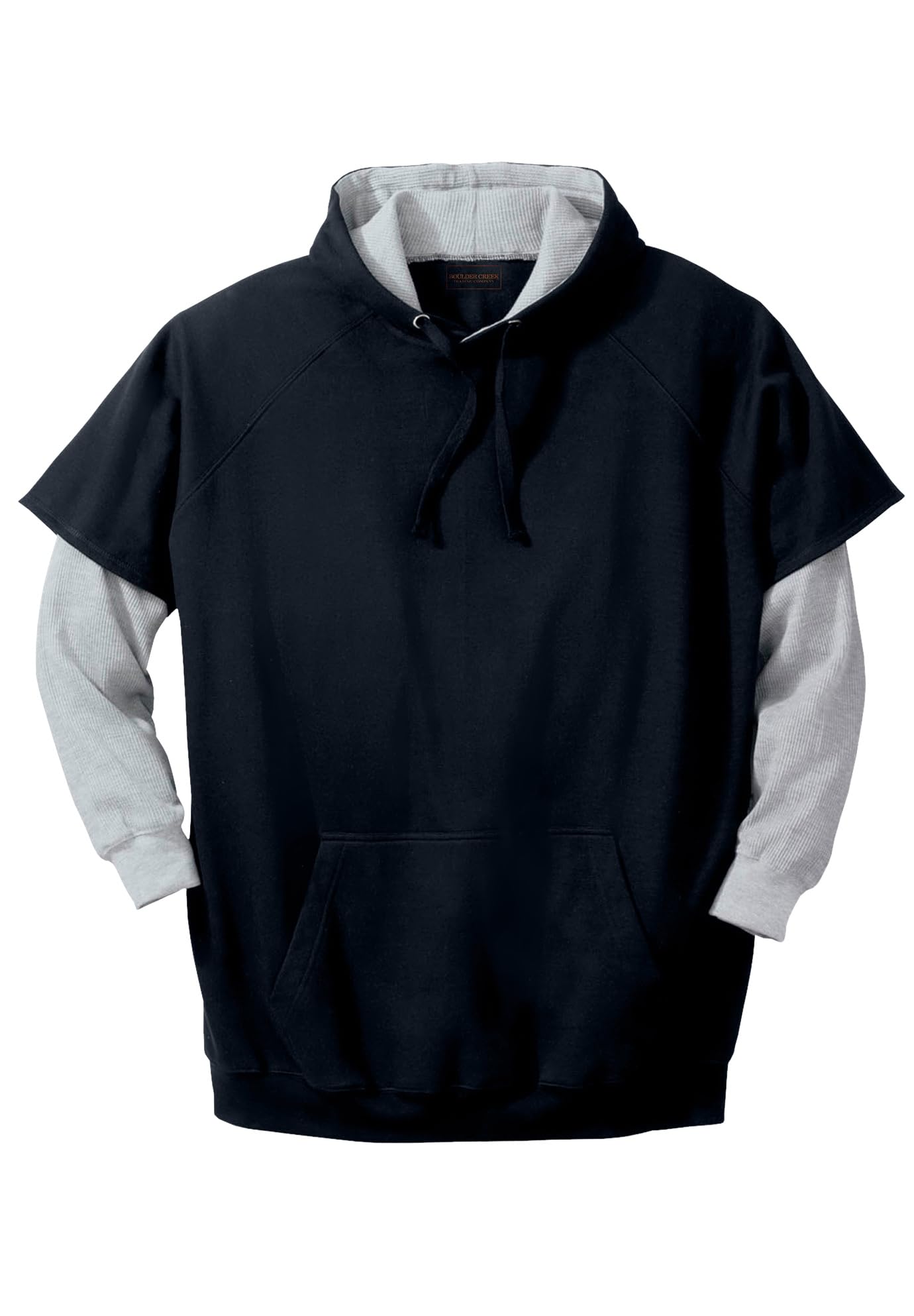 KingSize Men's Big & Tall Thermal-Lined Hoodie - Warm Layered Look for Winter Outdoor Activities - Hiking, Camping & Casual Wear
