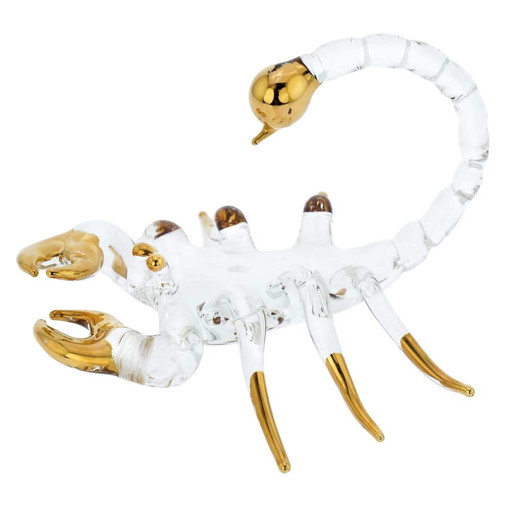 Authentic Murano Glass Scorpio Zodiac Sign from Venice - Handcrafted Italian Art for Home Decor, Gift & Astrology Enthusiasts | Perfect for Birthdays, Anniversaries & Spiritual Spaces
